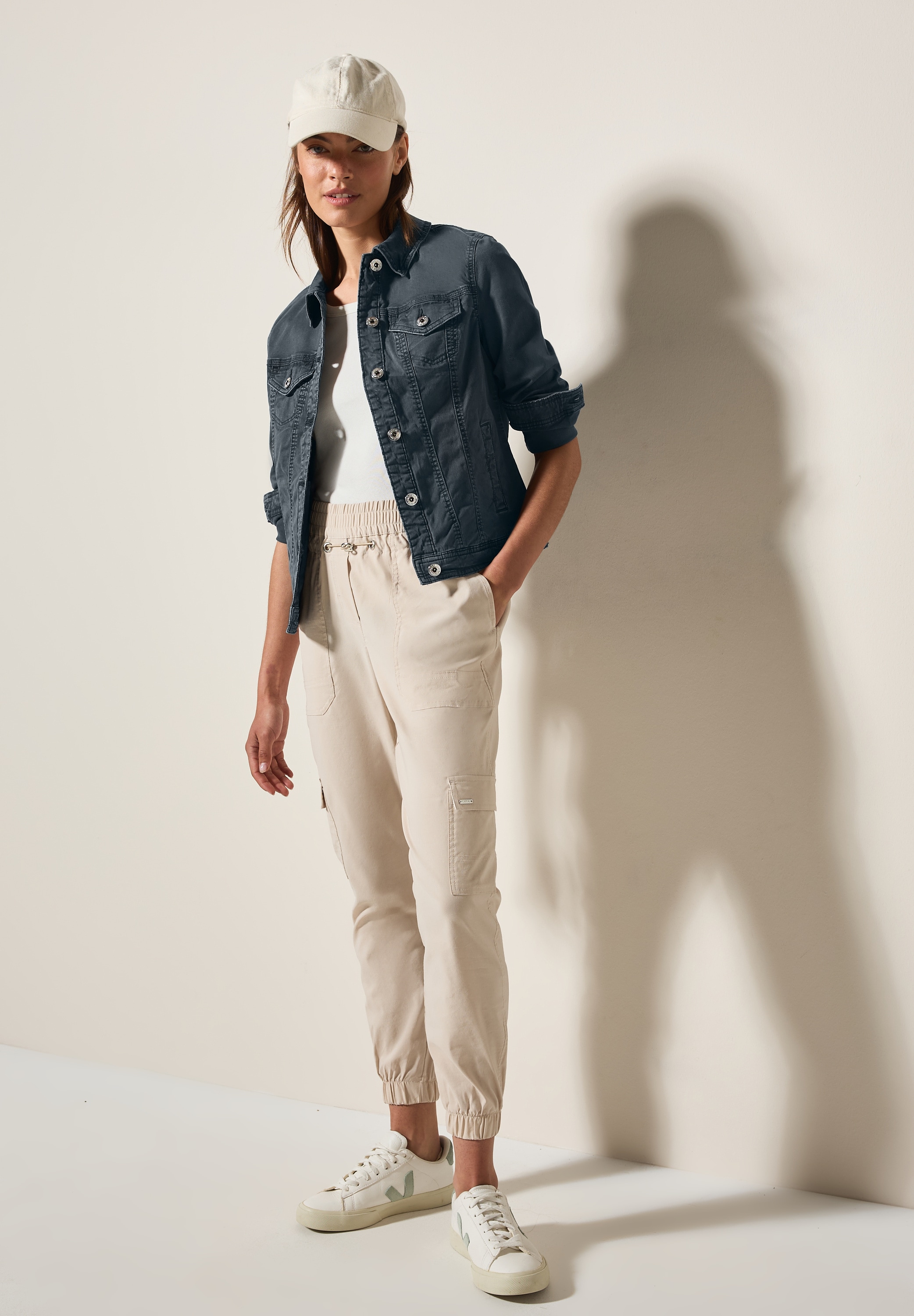 Cecil Jeansjacke, ohne Kapuze, mit Brusttaschen und seitliche Taschen