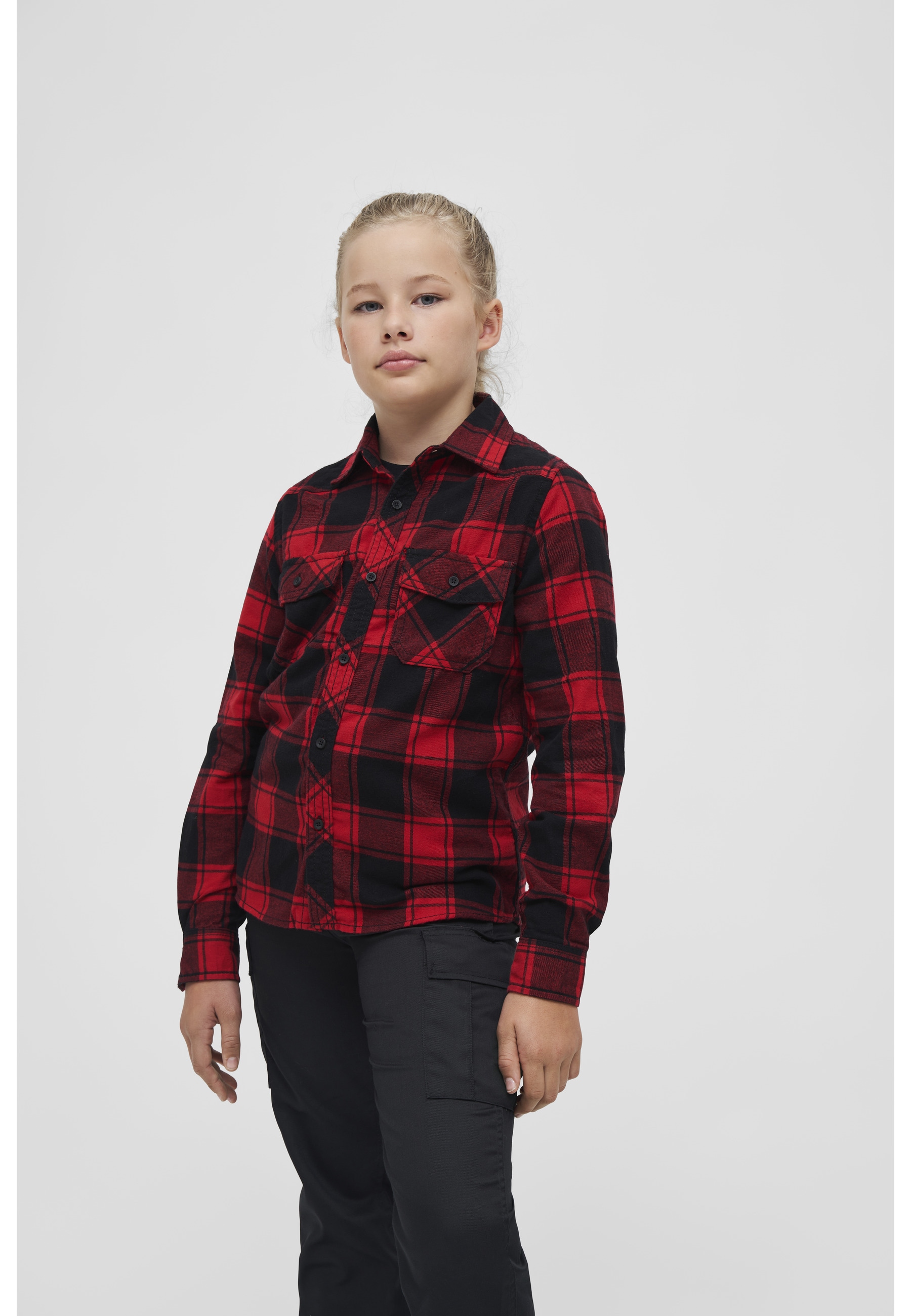 Brandit Kurzarmshirt »Brandit Unisex Checkshirt Kids« 1 Stk.