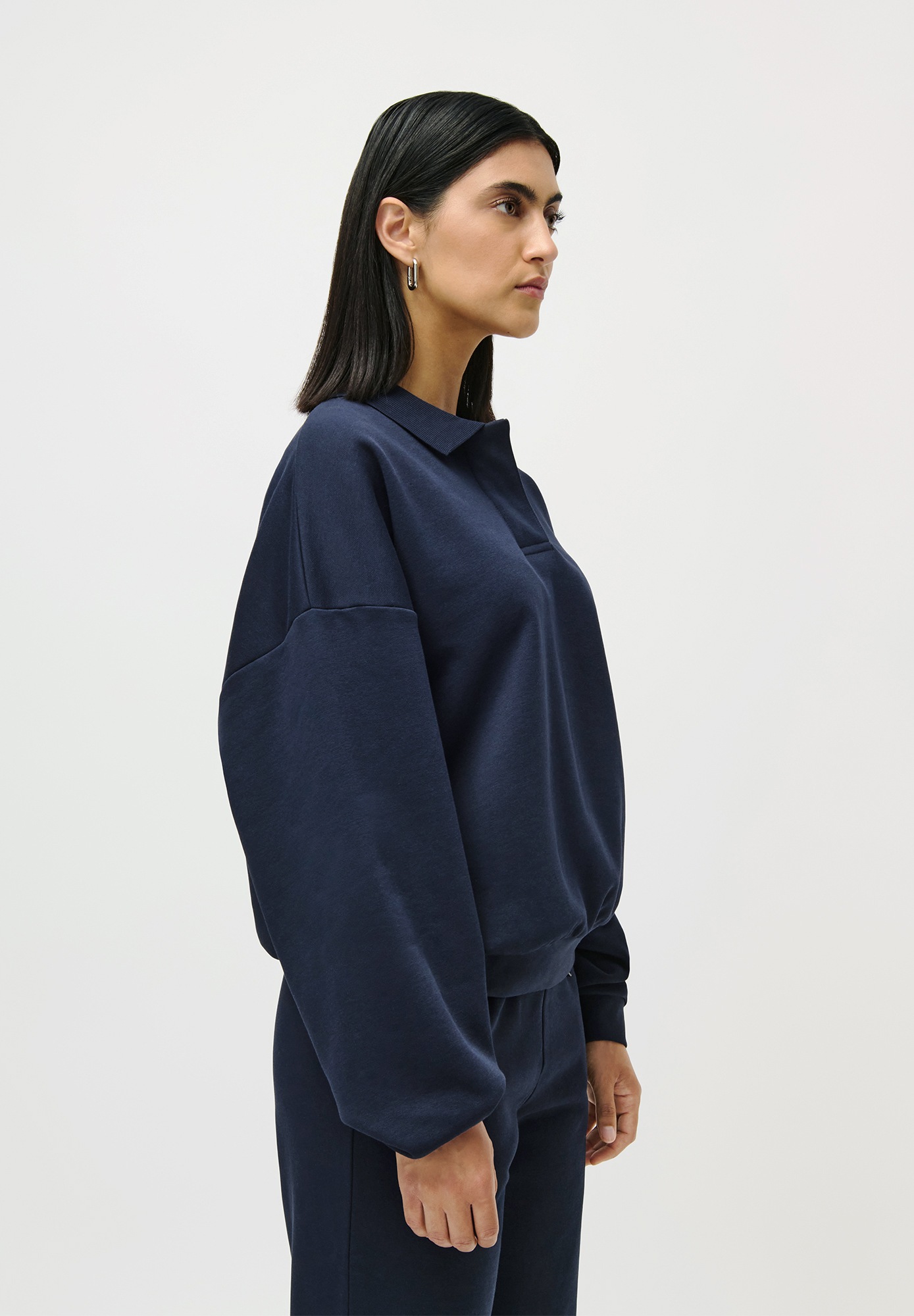 Thumbnail - LeGer Sweatshirt "Enola, LeGer by Lena Gercke", kontrastfarbene Stickerei