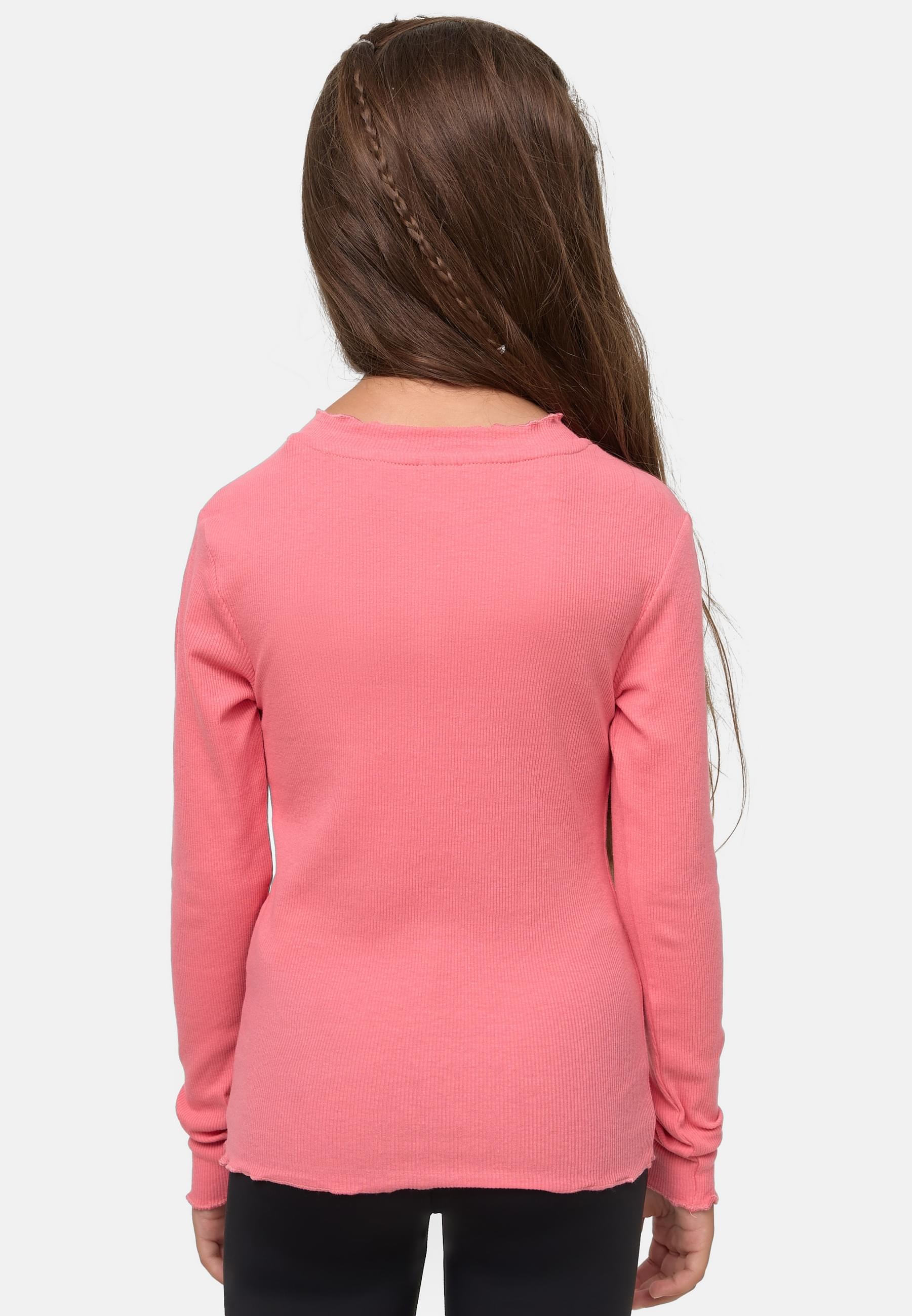 URBAN CLASSICS Longsleeve »Urban Classics Damen Girls Short Rib Longsleeve«, (1 tlg.)