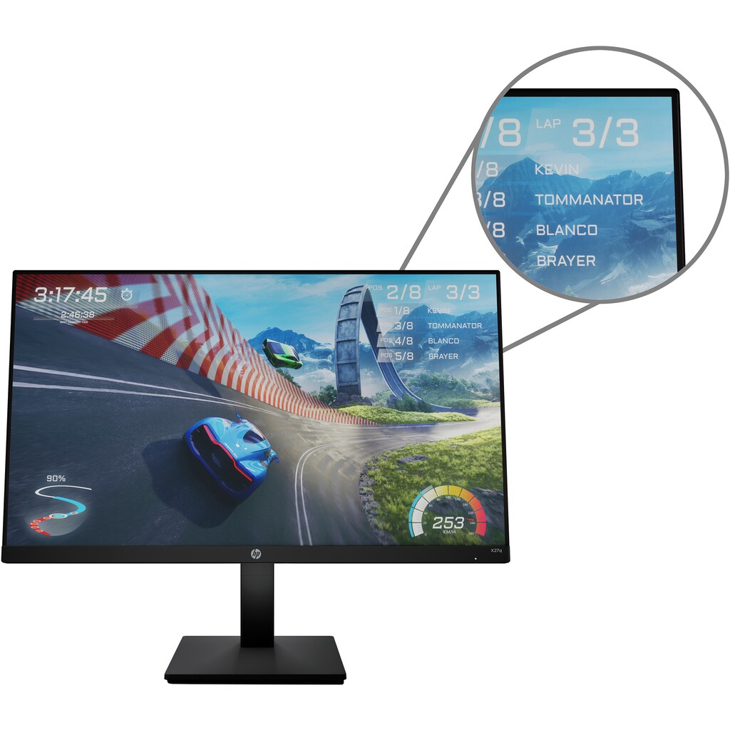 HP Gaming-LED-Monitor »X27q«, 68,6 cm/27 Zoll, 2560 x 1440 px, QHD, 1 ms Reaktionszeit, 165 Hz