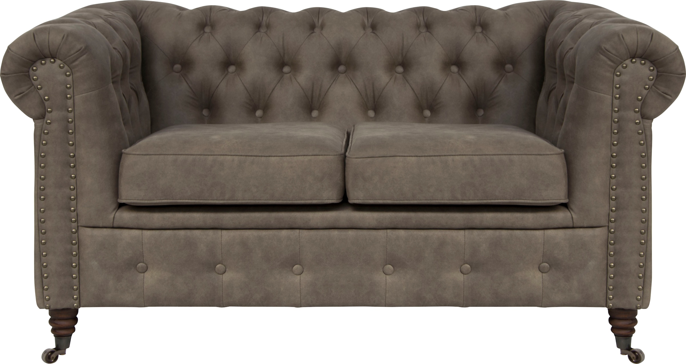 Home affaire Chesterfield-Sofa "Aarburg", aufwändige Knopfheftung und Ziernägel im Chesterfield-Design