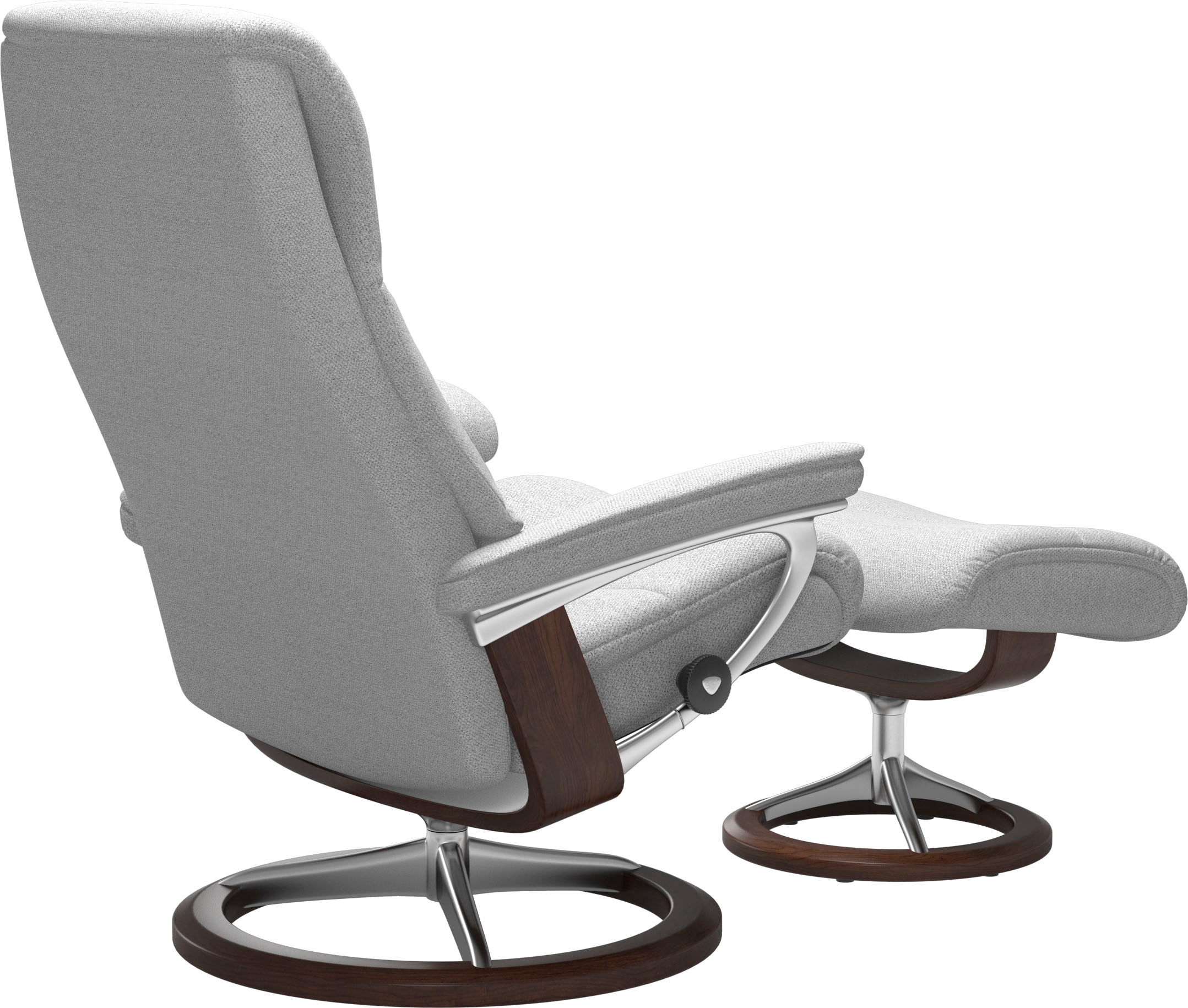 mit BAUR L,Gestell Signature Größe (Set, Stressless® Friday Relaxsessel Base, Hocker), Relaxsessel Braun Black mit »View«, |