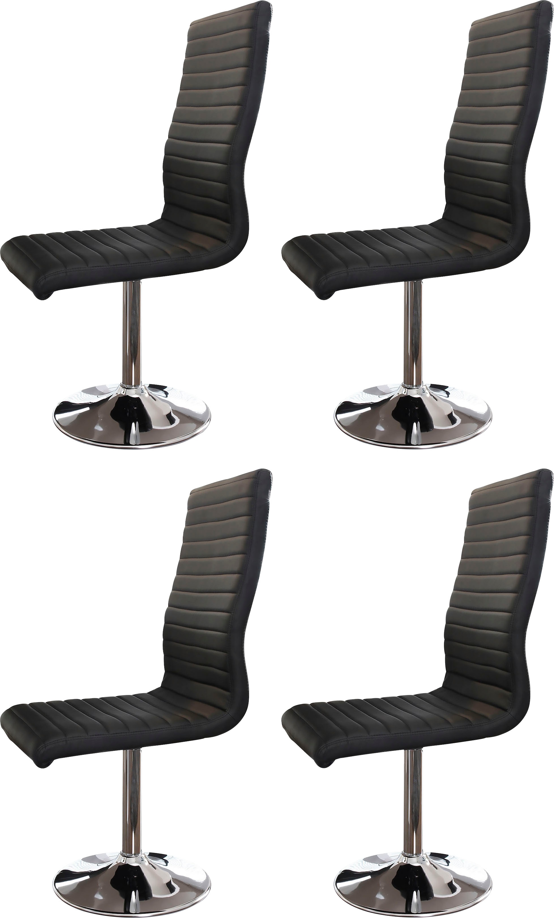 SalesFever Essgruppe »Luton - Stilvoller Esstisch inkl. Stühle« Set, 5 Stk. tlg.