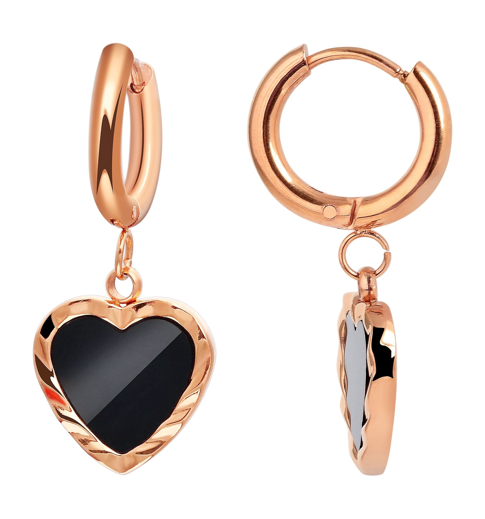 Adelia´s Kettenanhänger »Damen Anhänger – Herzanhänger aus Edelstahl mit Emaille« ()  Ein Geschenk, das Freude macht