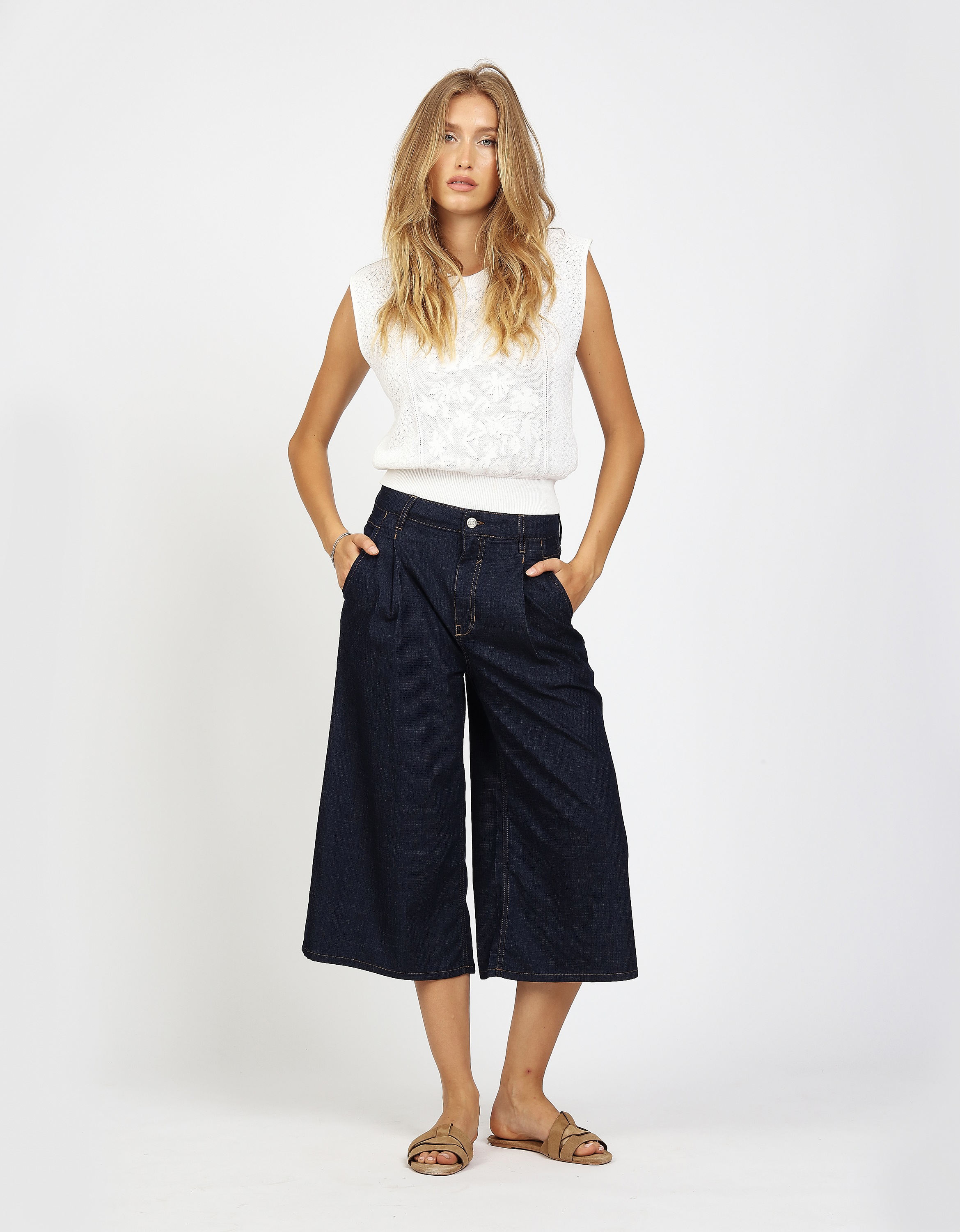 GANG Weite Jeans »GANG Jeans Wide Fit 94WANDA CULOTTE«