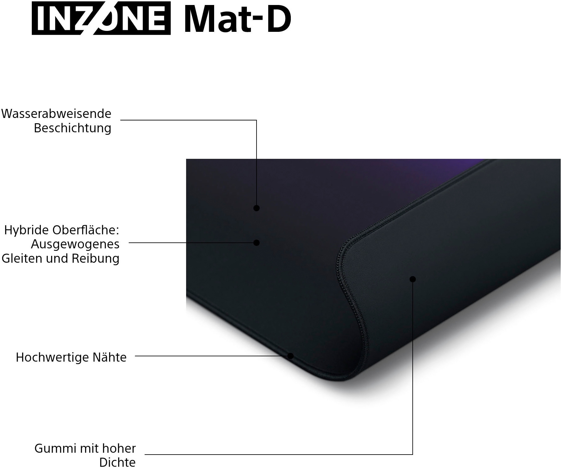 Sony Gaming Mauspad »INZONE Mat-D«
