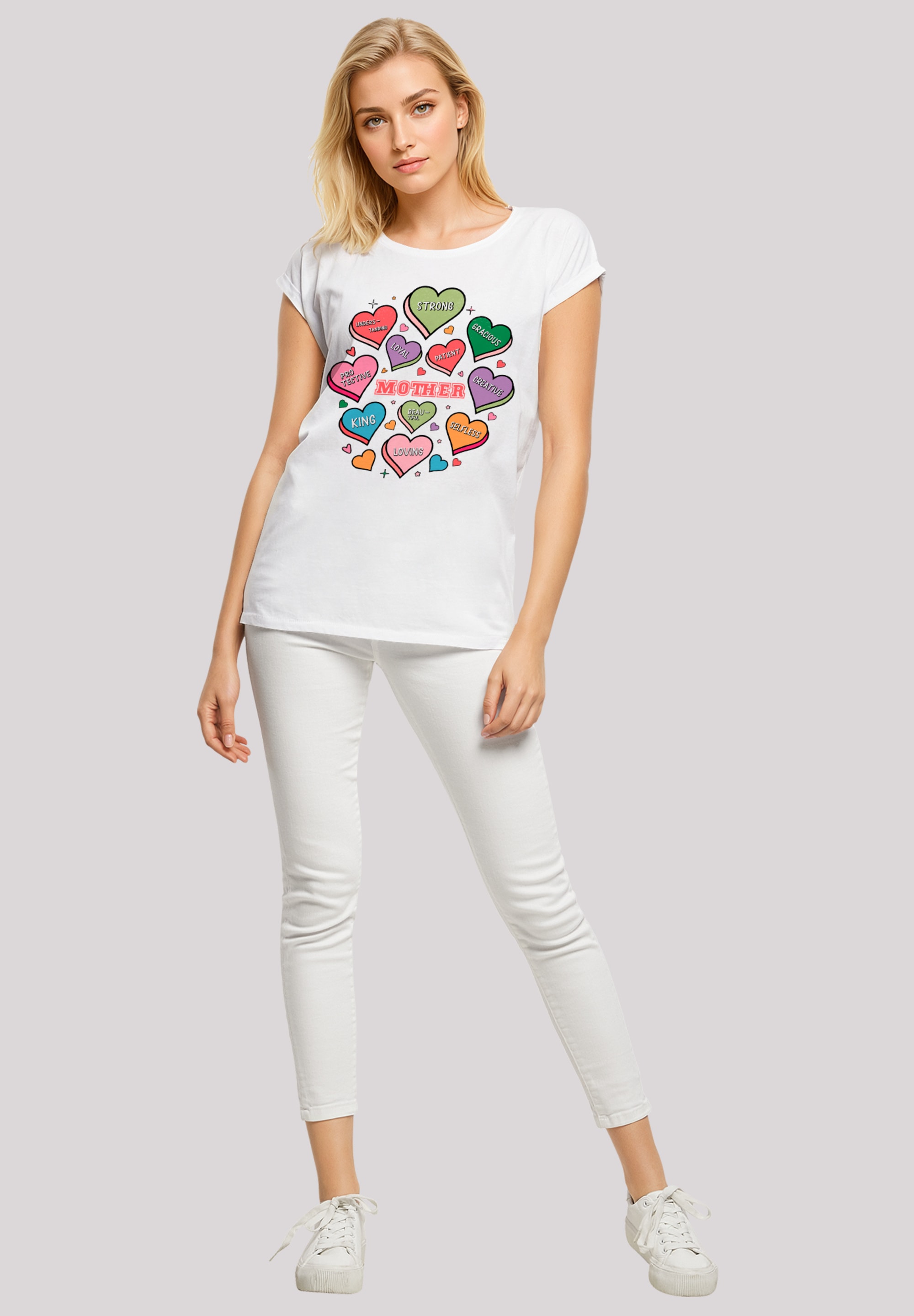 F4NT4STIC T-Shirt »Muttertag Mama Herzen«, Premium Qualität