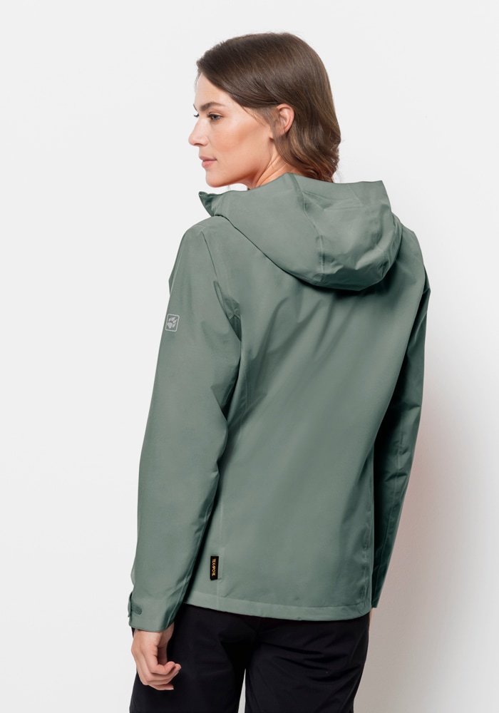 Jack Wolfskin Outdoorjacke "PACK & GO SHELL W", mit Kapuze günstig online kaufen