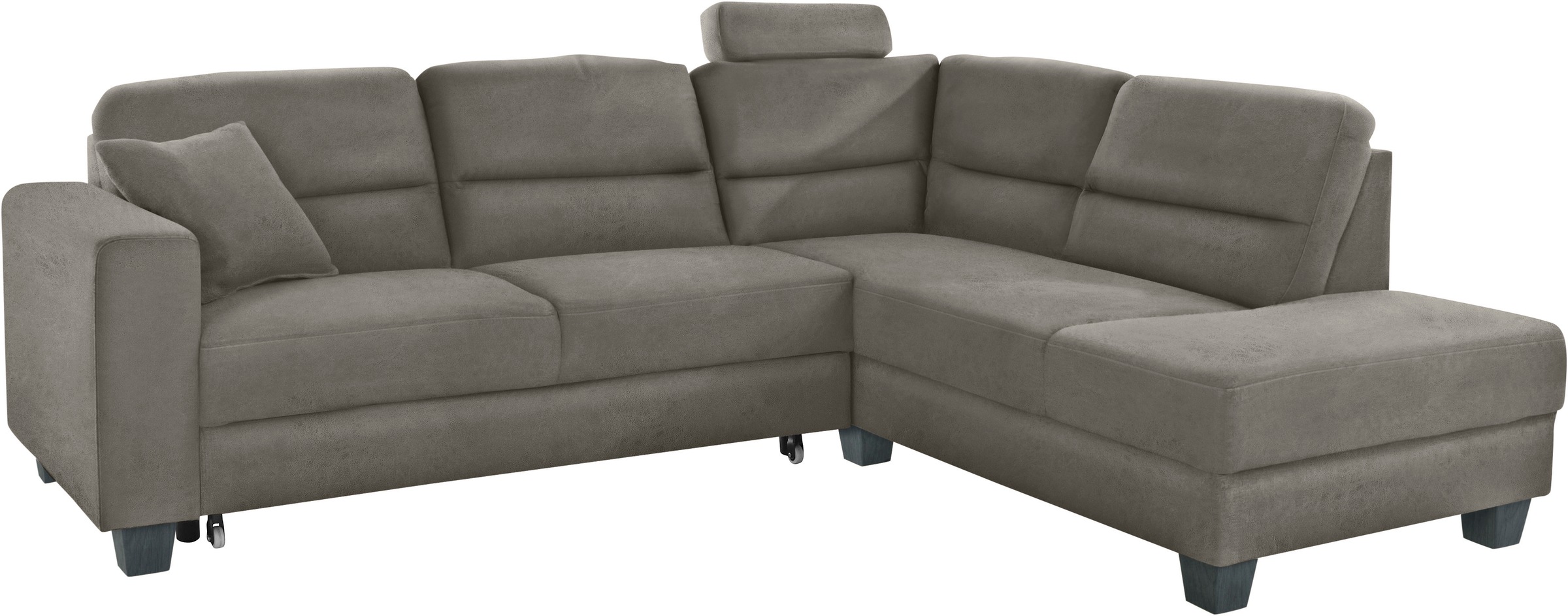 TRENDMANUFAKTUR Ecksofa »Chamber, L-Form«, inklusive einer Kopfstütze, wahlweise mit Schlaffunktion