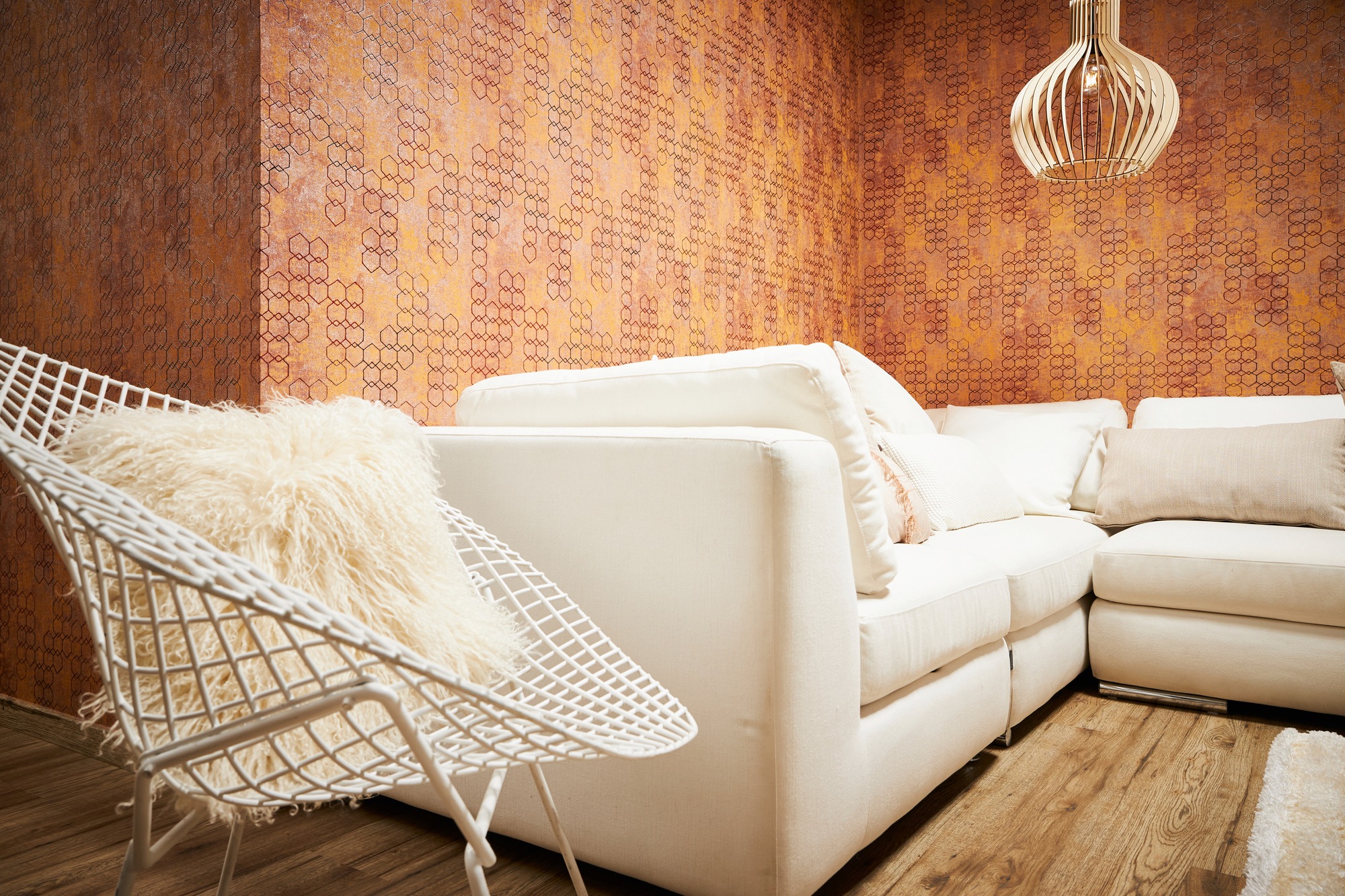 living walls Vliestapete »New Walls Urban Grace geometrisch grafisch«, grafisch-geometrisch-gemustert, Geometrische Tapete Design Tapeten Wohnzimmer Schlafzimmer Küche Flur