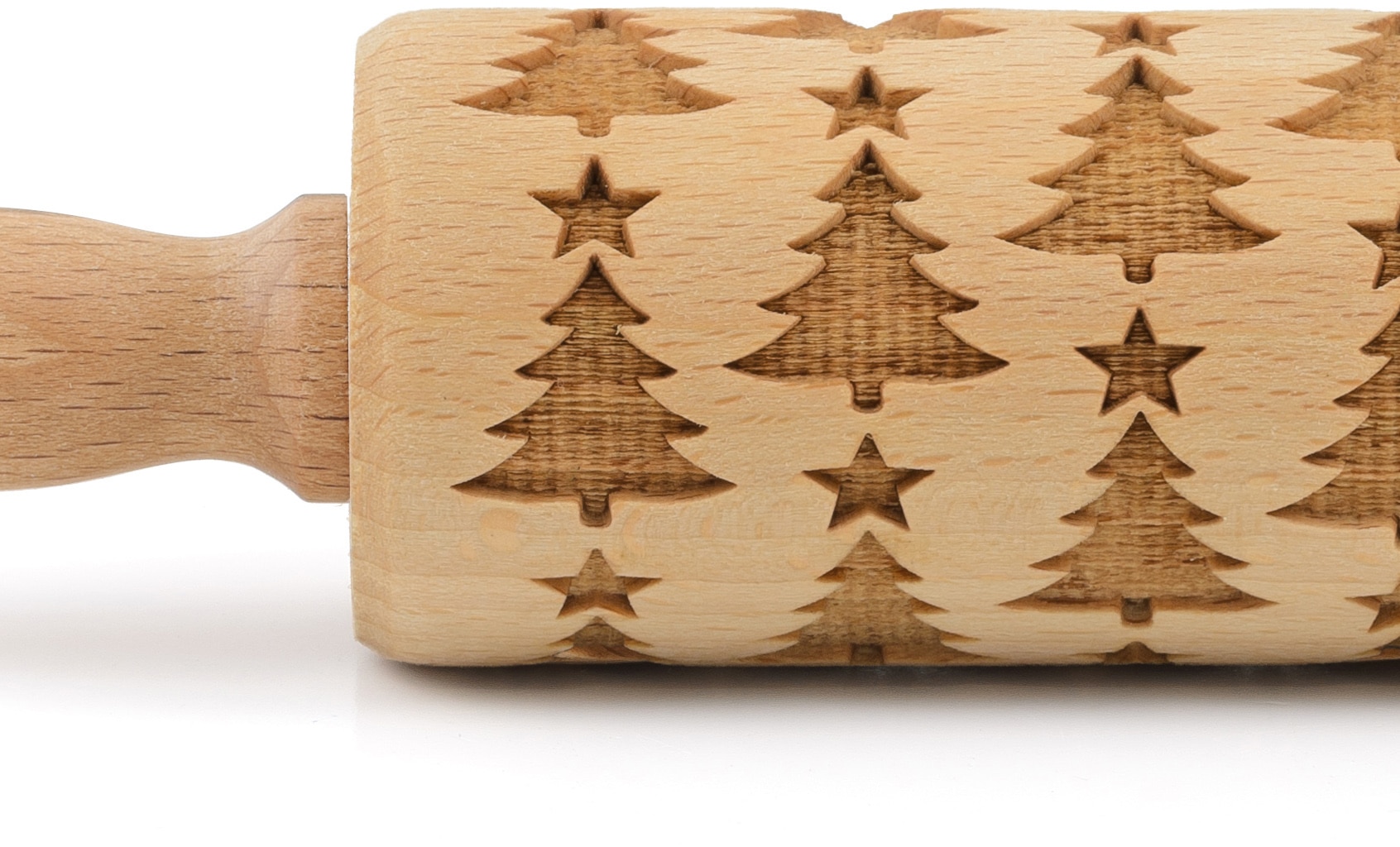 folkroll Teigroller »3D-Motiv-Teigrolle«, Christbaum