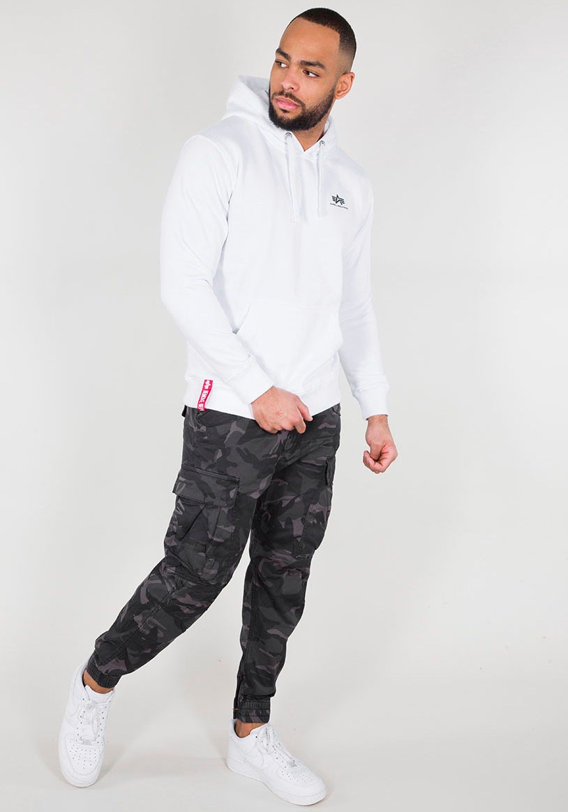 Alpha Industries Basic Small Logo Hoodie White S 6