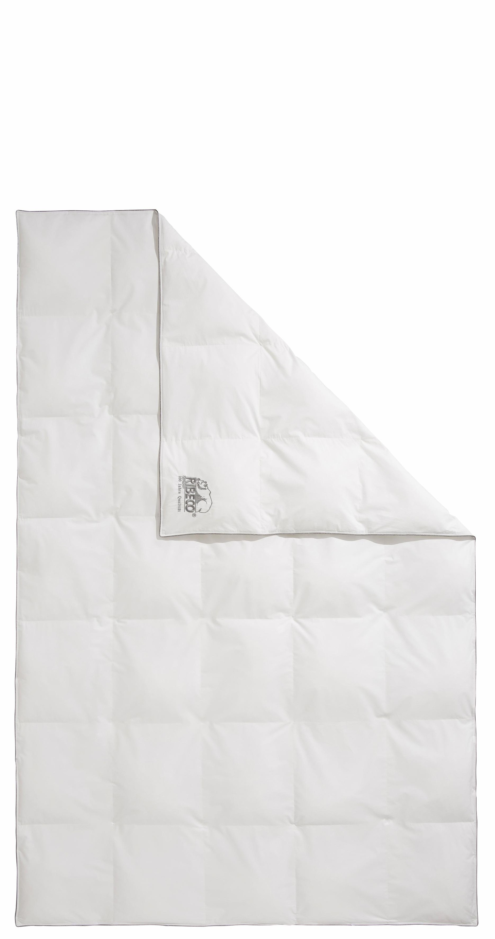 RIBECO Kunstfaserbettdecke "Marie" leicht Füllung Microfaser Bezug Baumwoll günstig online kaufen