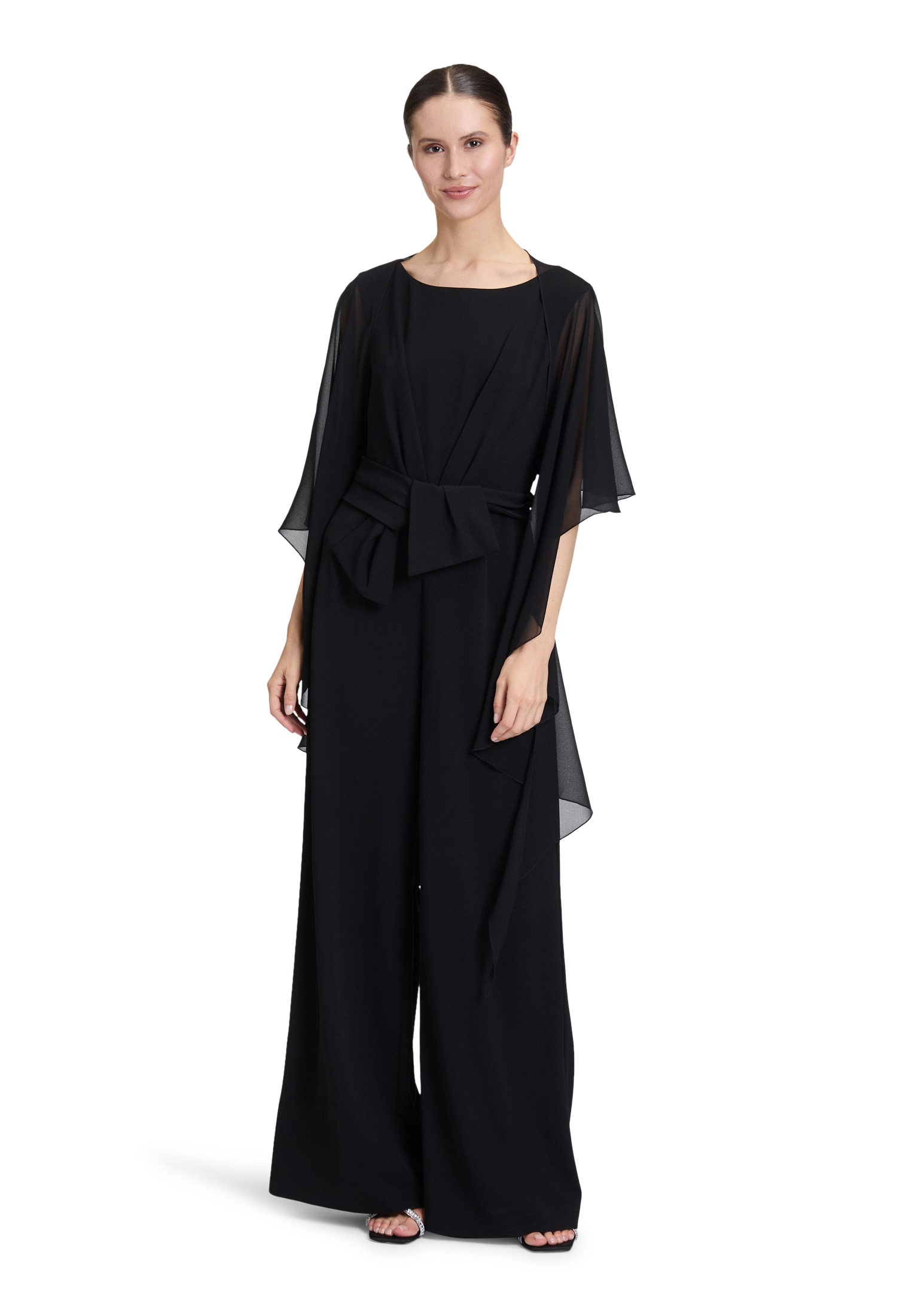 Vera Mont Multifunktionstuch "Vera Mont Damen Chiffonstola mit Volant", Nah günstig online kaufen