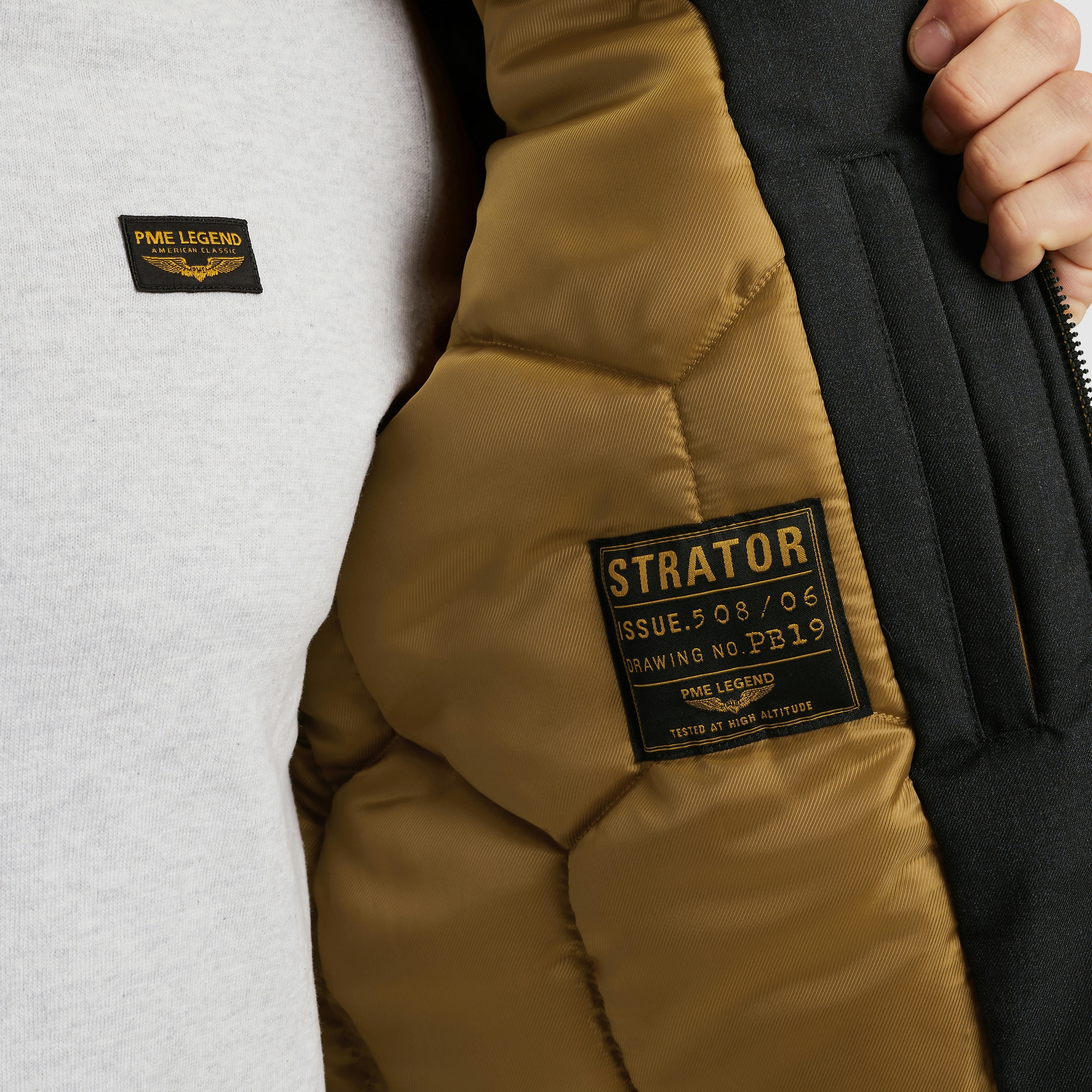 PME LEGEND Winterjacke »STRATOR«, mit Kapuze, Wasserabweisendes Material