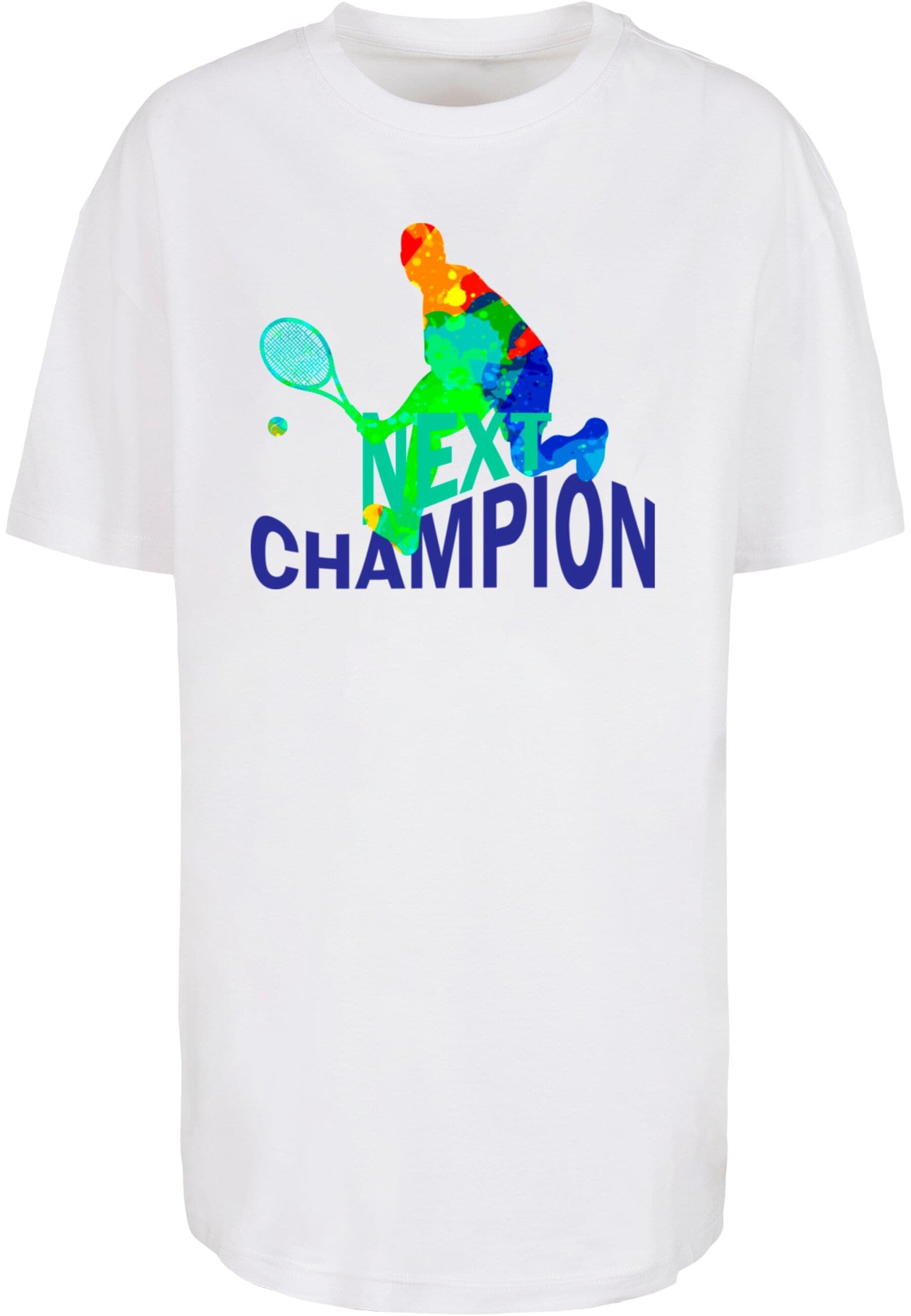 Merchcode T-Shirt »Merchcode Damen Ladies Next Champion Boyfriend Tee«, (1 tlg.)