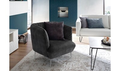 Villeroy & Boch Sessel »ELLA«, Füße Chrom glänzend kaufen Villeroy & Boch Sessel »ELLA«, Füße Chrom glänzend kaufen