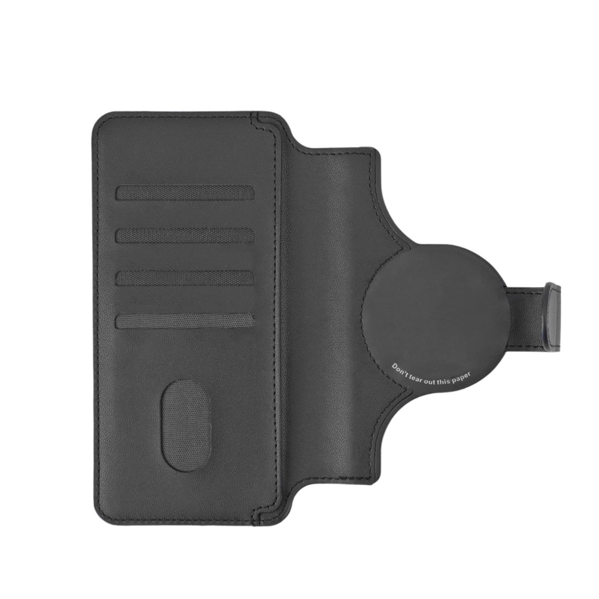 4smarts Flip Case »Universal Magnet Wallet CardCaddy XL«, MagSafe UltiMag Portemonnaie, RFID Schutz, iPhone 12, 13, 14, 15 Serie