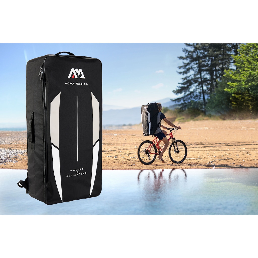 Aqua Marina Inflatable SUP-Board »Breeze iSUP BT-21BRP«, (Set, 6 tlg., mit Paddel, Pumpe und Transportrucksack)