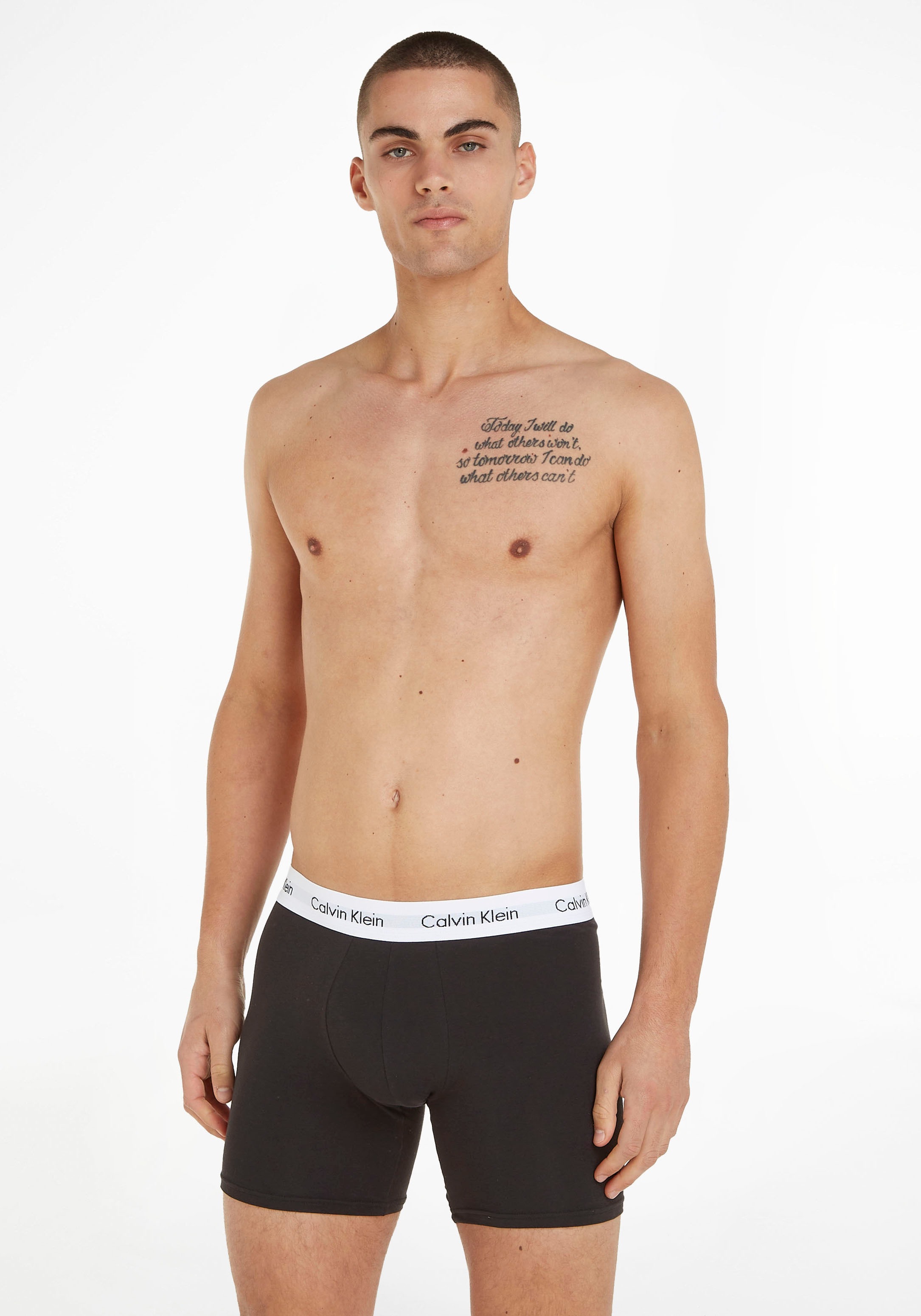 Calvin Klein Underwear Boxer "CK lg Boxer" 3 Stk. mit längerem Bein günstig online kaufen