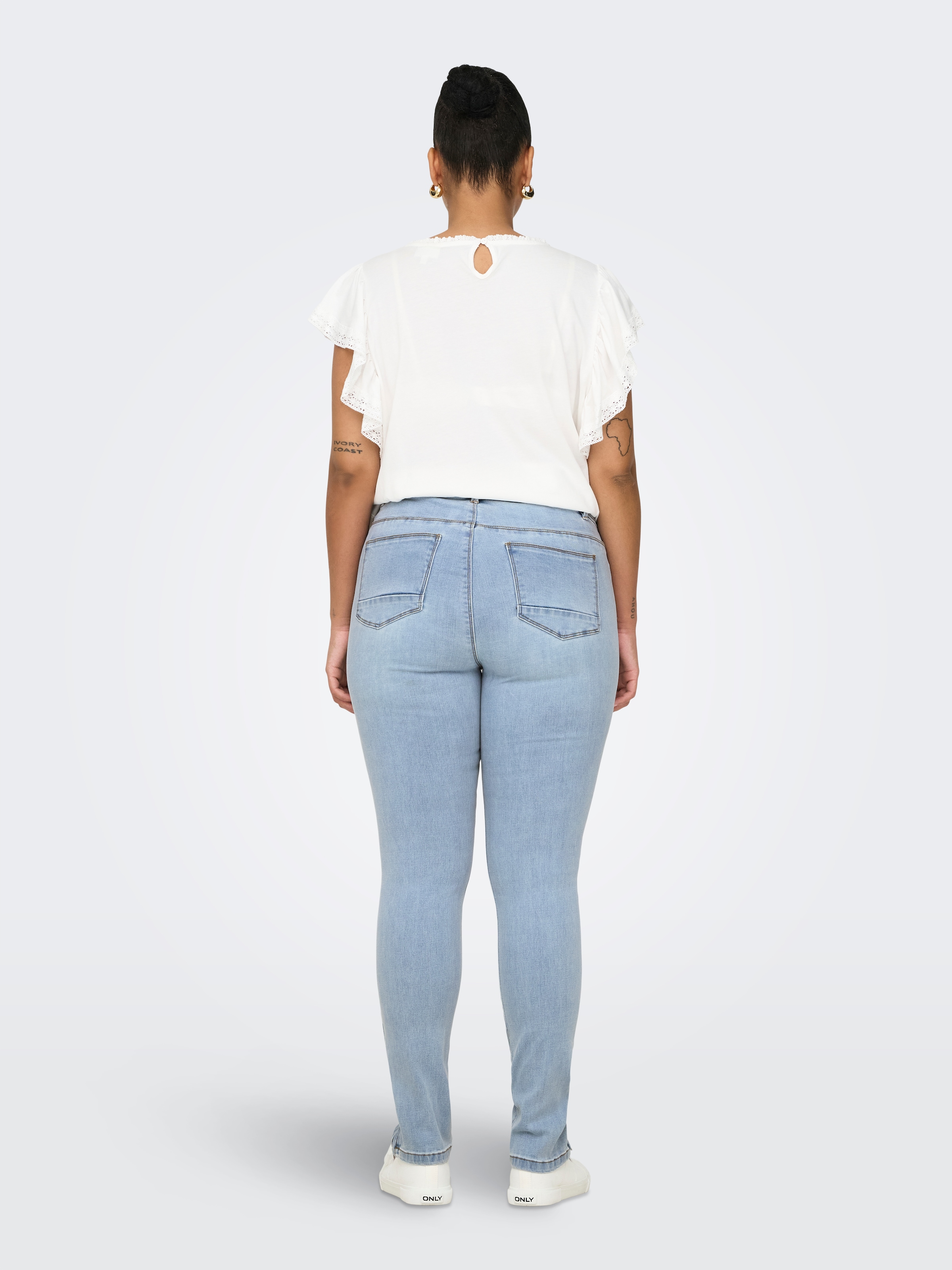 ONLY CARMAKOMA Skinny-fit-Jeans »CARKARLA REG SKINNY ANK DNM BJ639 NOOS«