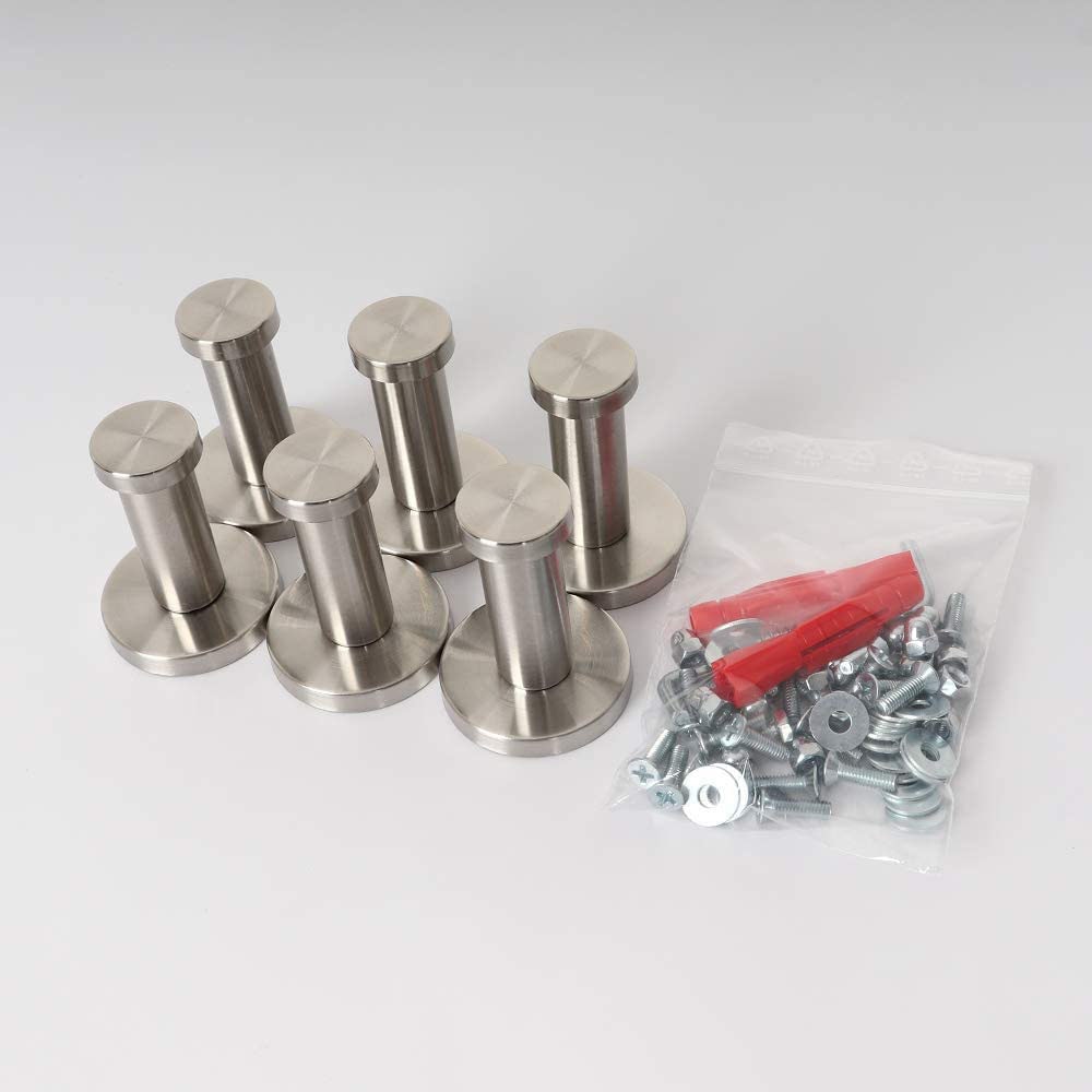 queence Garderobenleiste »Brushed Grey«, Wand Garderobe, wischtechnik, Beton Optik, grau, platzsparend, modern