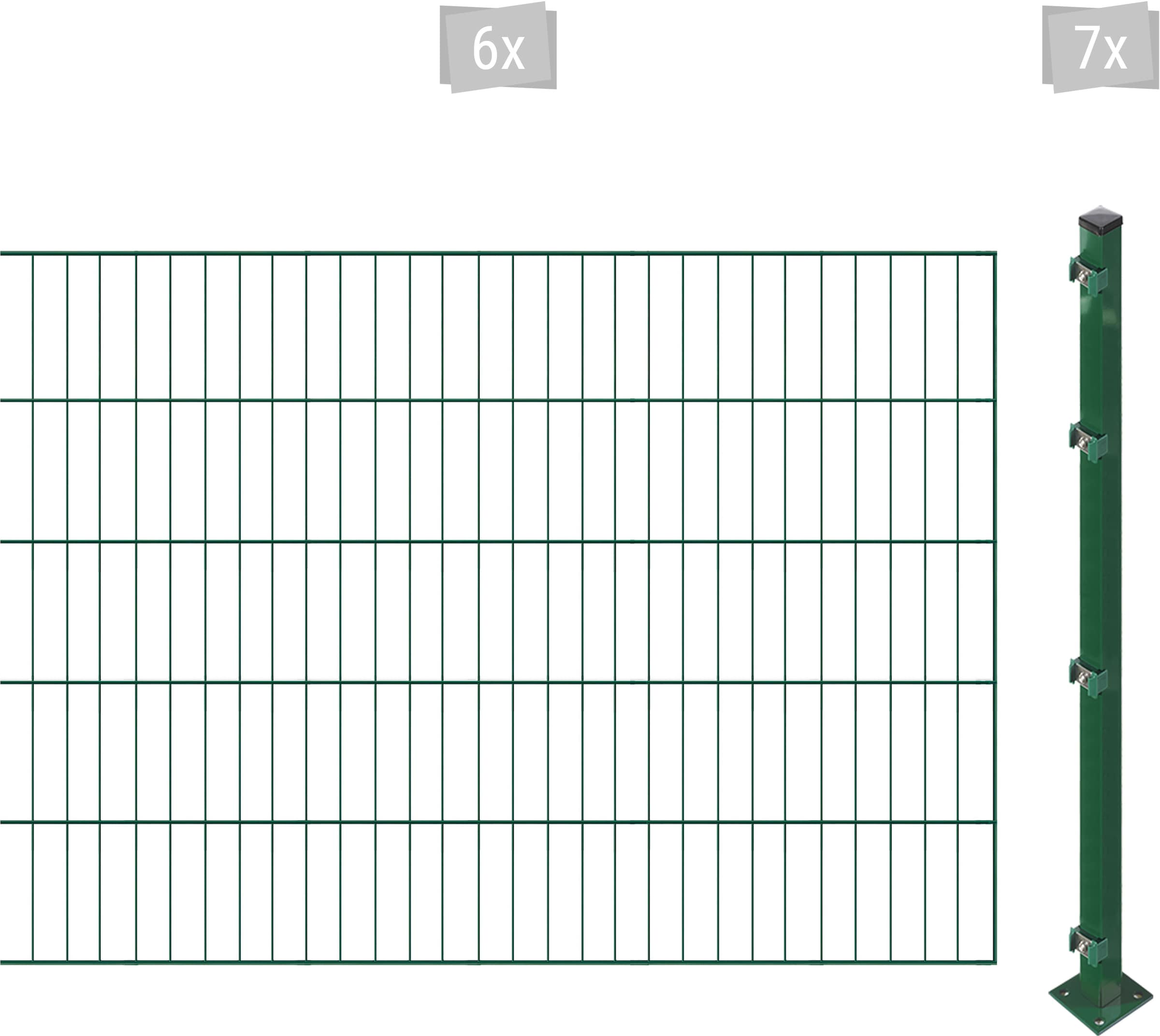 Einstabmattenzaun »ESSENTIAL 100 zum Einbetonieren«, Zaunhöhe 100 cm, Zaunlänge 2 - 60 m