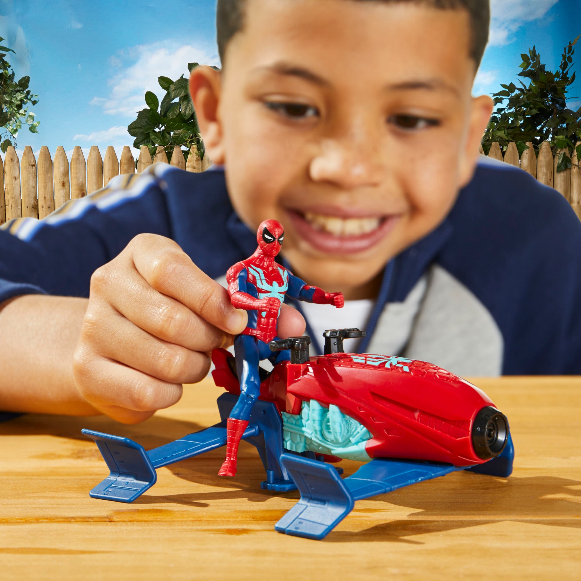 Hasbro Actionfigur »Marvel Spider-Man, Spider-Man Jet Splasher«, Spritzt Wasser