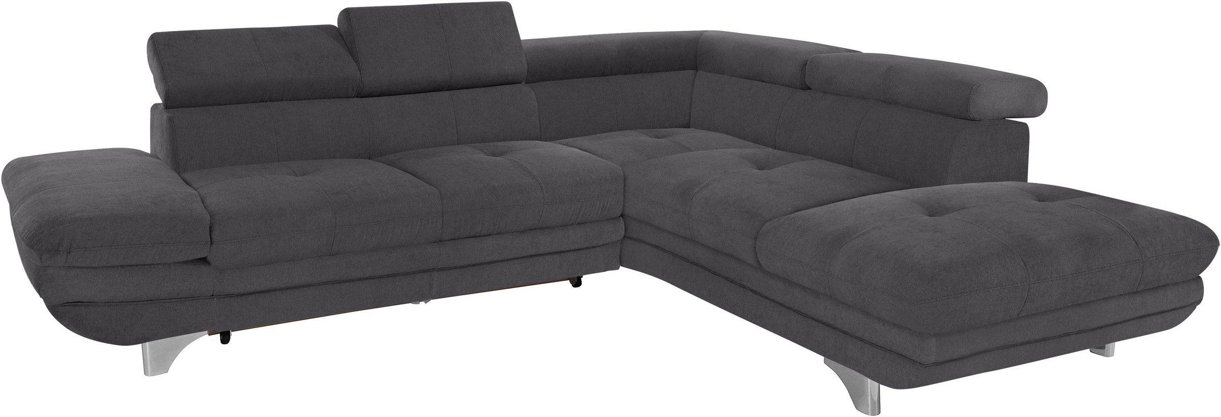 COTTA Ecksofa "Enterprise L-Form", mit Arm- & Kopfteilverstellung, wahlweis günstig online kaufen