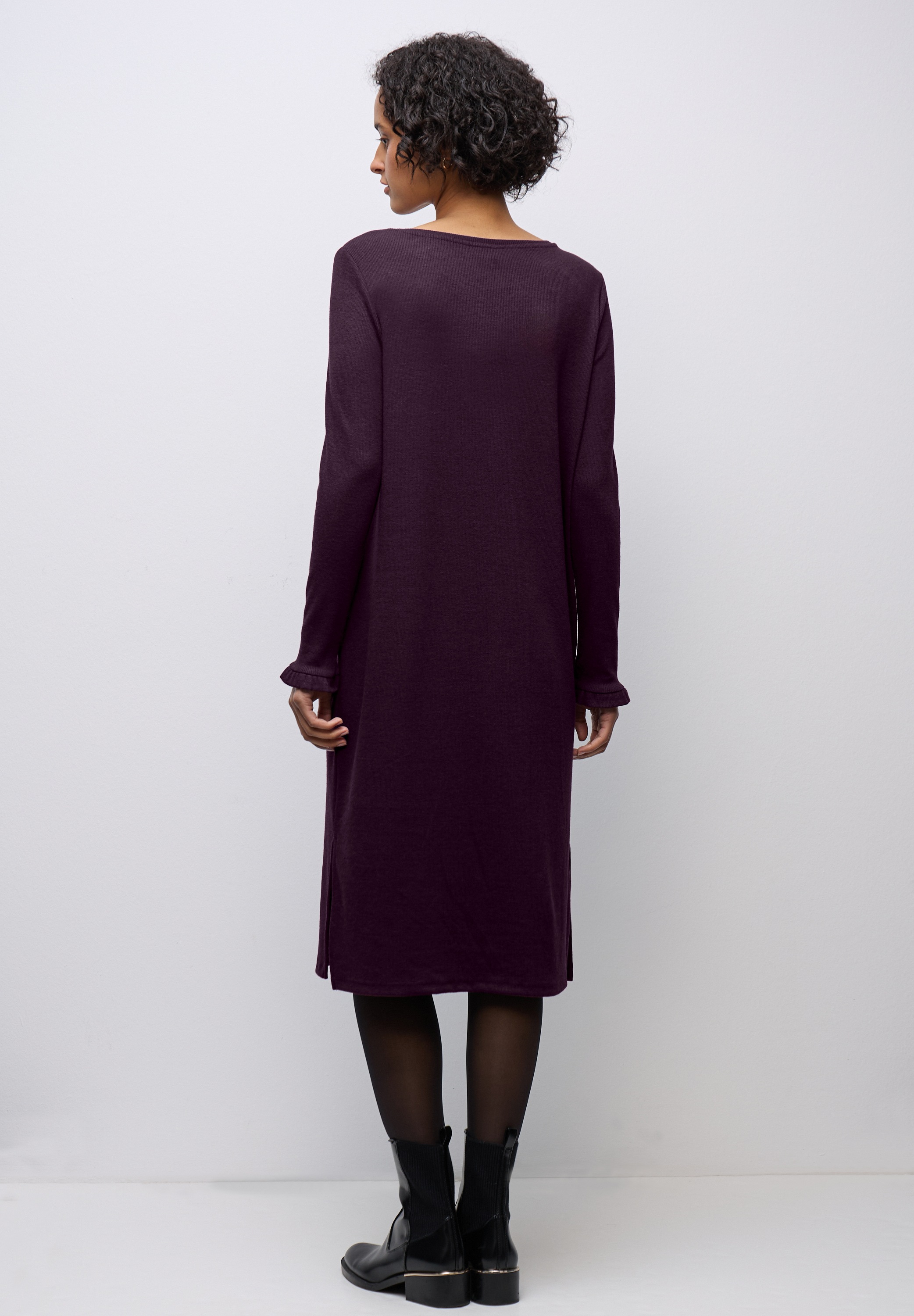 STREET ONE Midikleid Ohne Taschen mit Rundhalsausschnitt günstig online kaufen