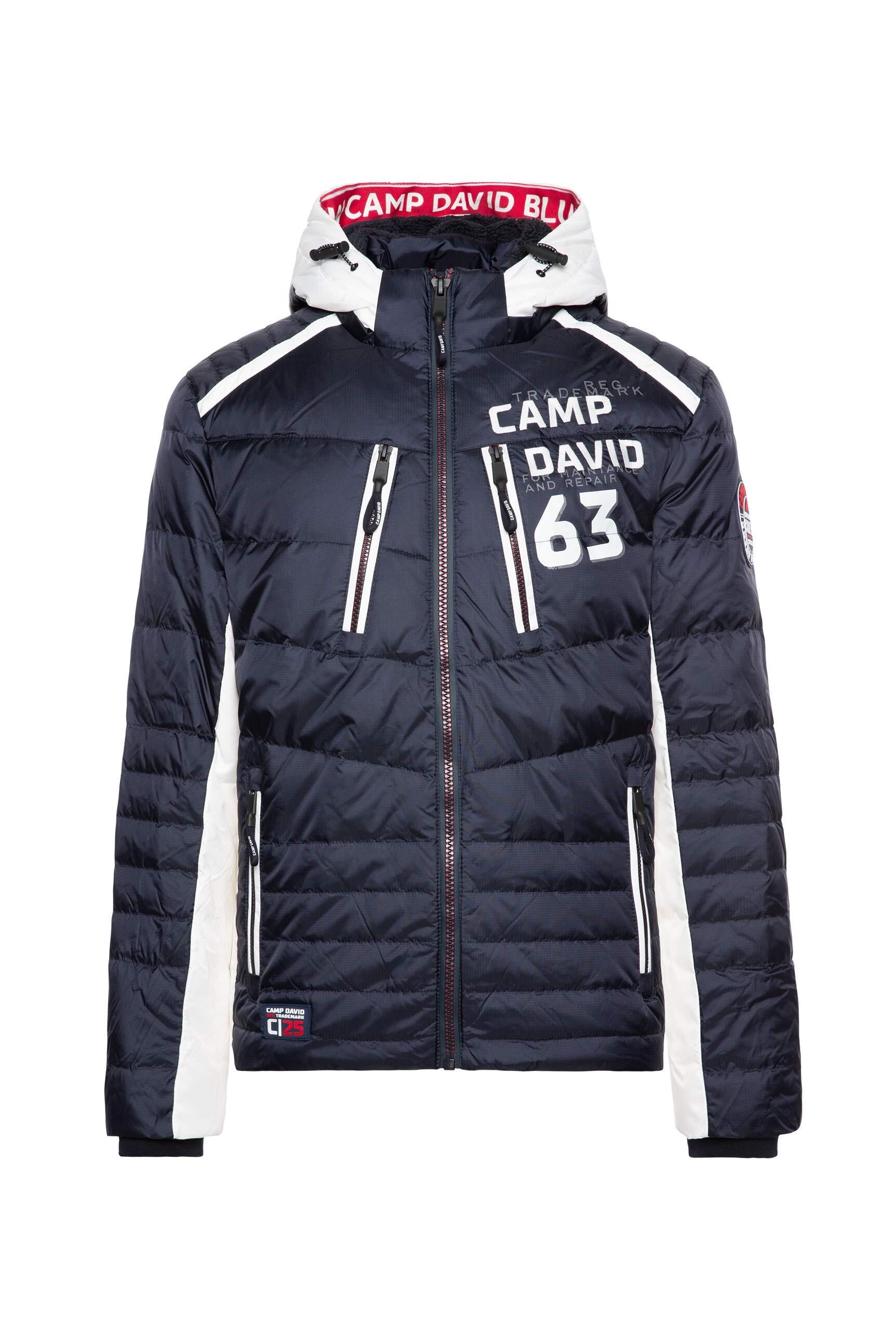 CAMP DAVID Winterjacke, mit Kapuze, mit abtrennbarer Kapuze