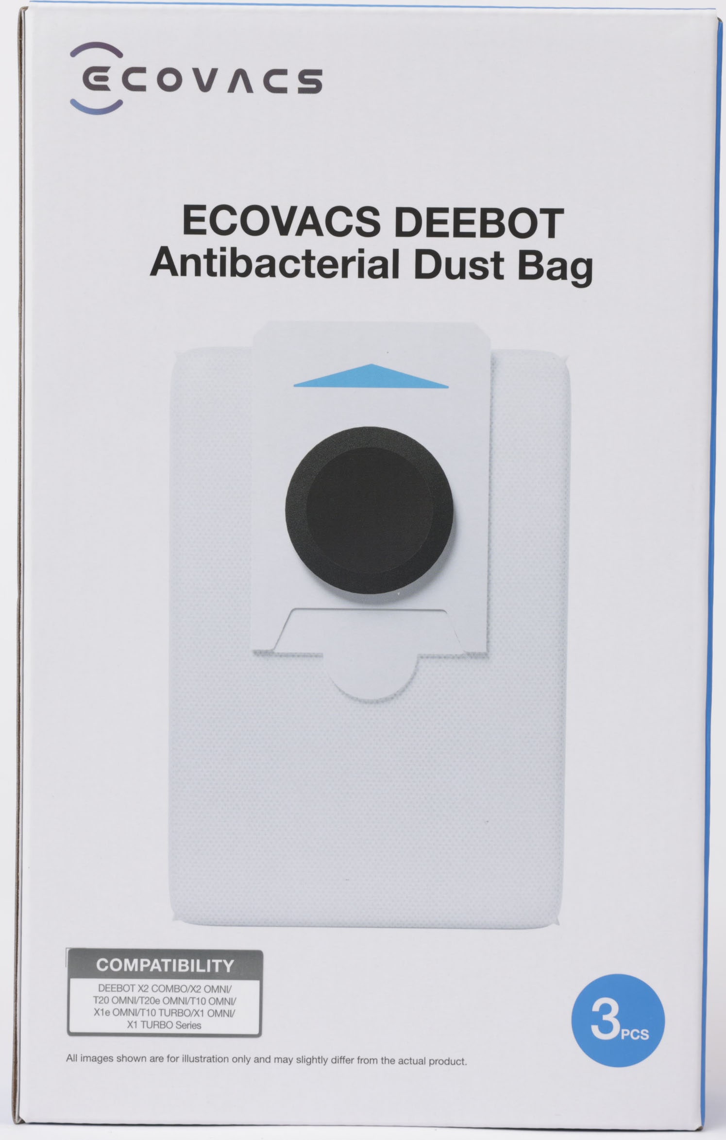 ECOVACS Staubsaugerbeutel »DDB030028«, (Packung, 3 St.), antibakteriell