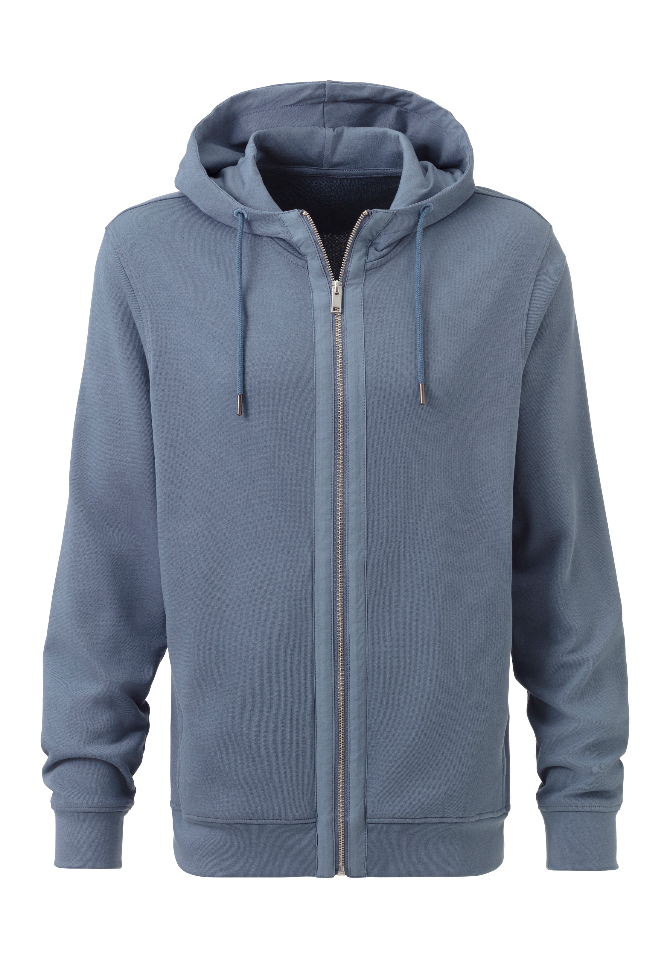 AUTHENTIC LE JOGGER Kapuzensweatjacke, Sweatjacke mit Eingrifftaschen aus Baumwoll-Mix