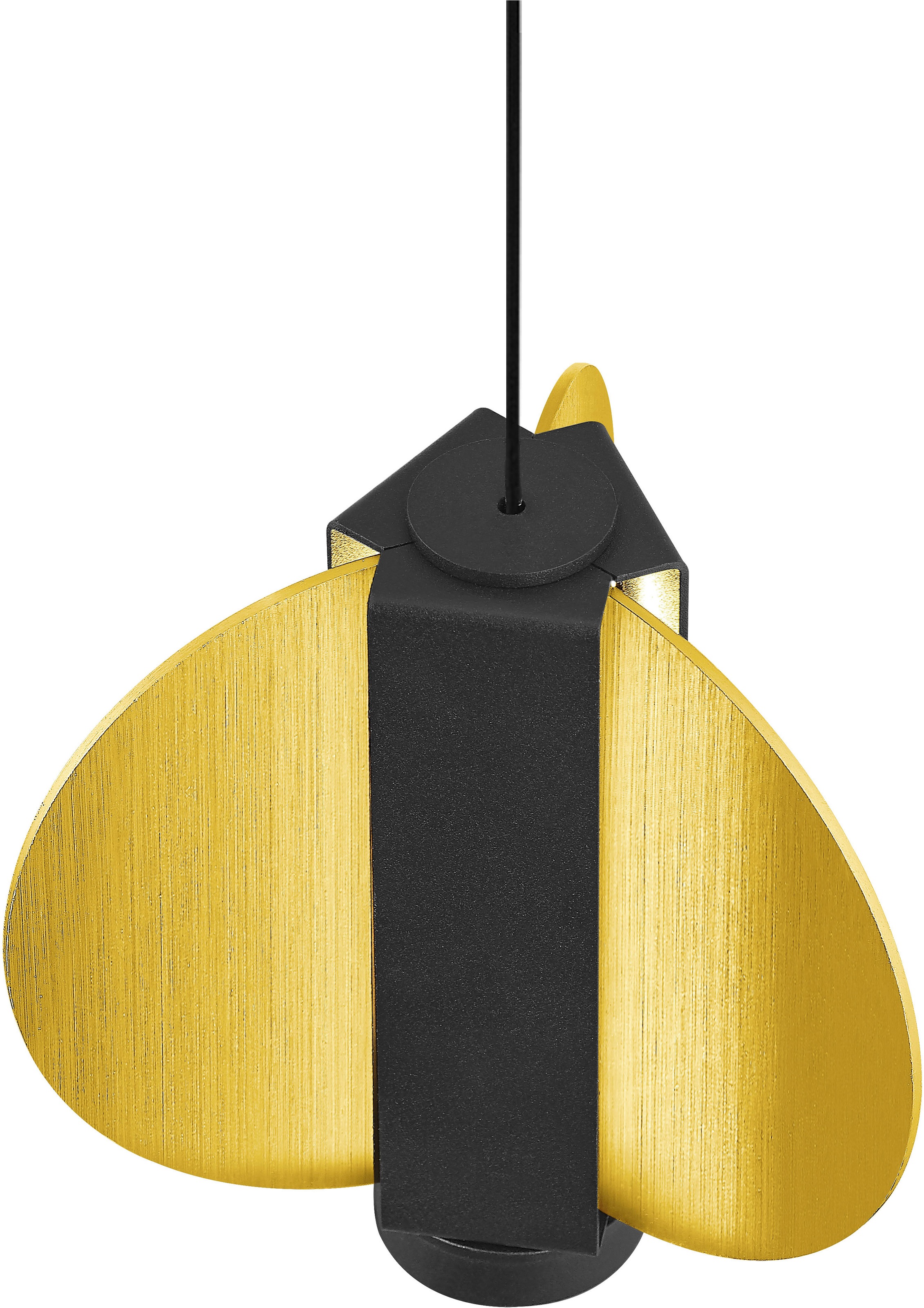 HELL höllisch gutes Licht LED Pendelleuchte »IRIS« LED-Modul 1 Stk. Warmweiß B-Link Fernbedienung,  Stufenlos höhenverstellbar