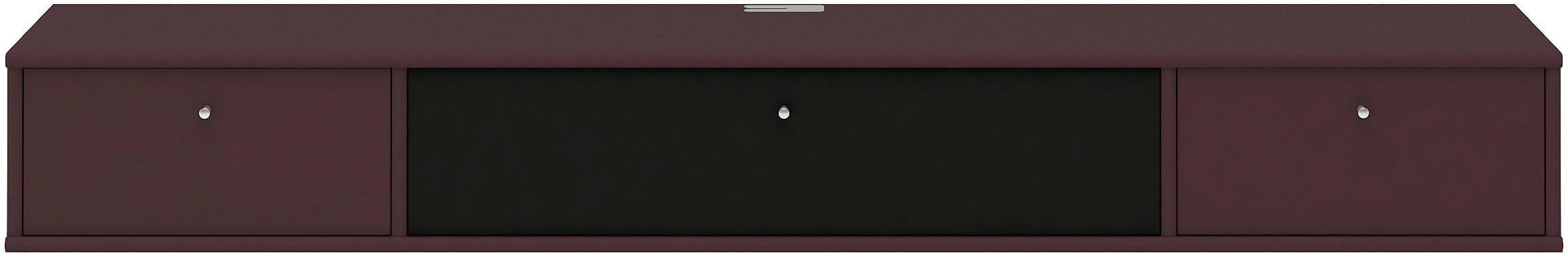 Hammel Furniture TV-Board »Mistral Fernsehschrank, Medienmöbel, Hängend«, mit Klappe mit Akustikstoff, Kabeldurchführung, Lowboard, B: 177 cm
