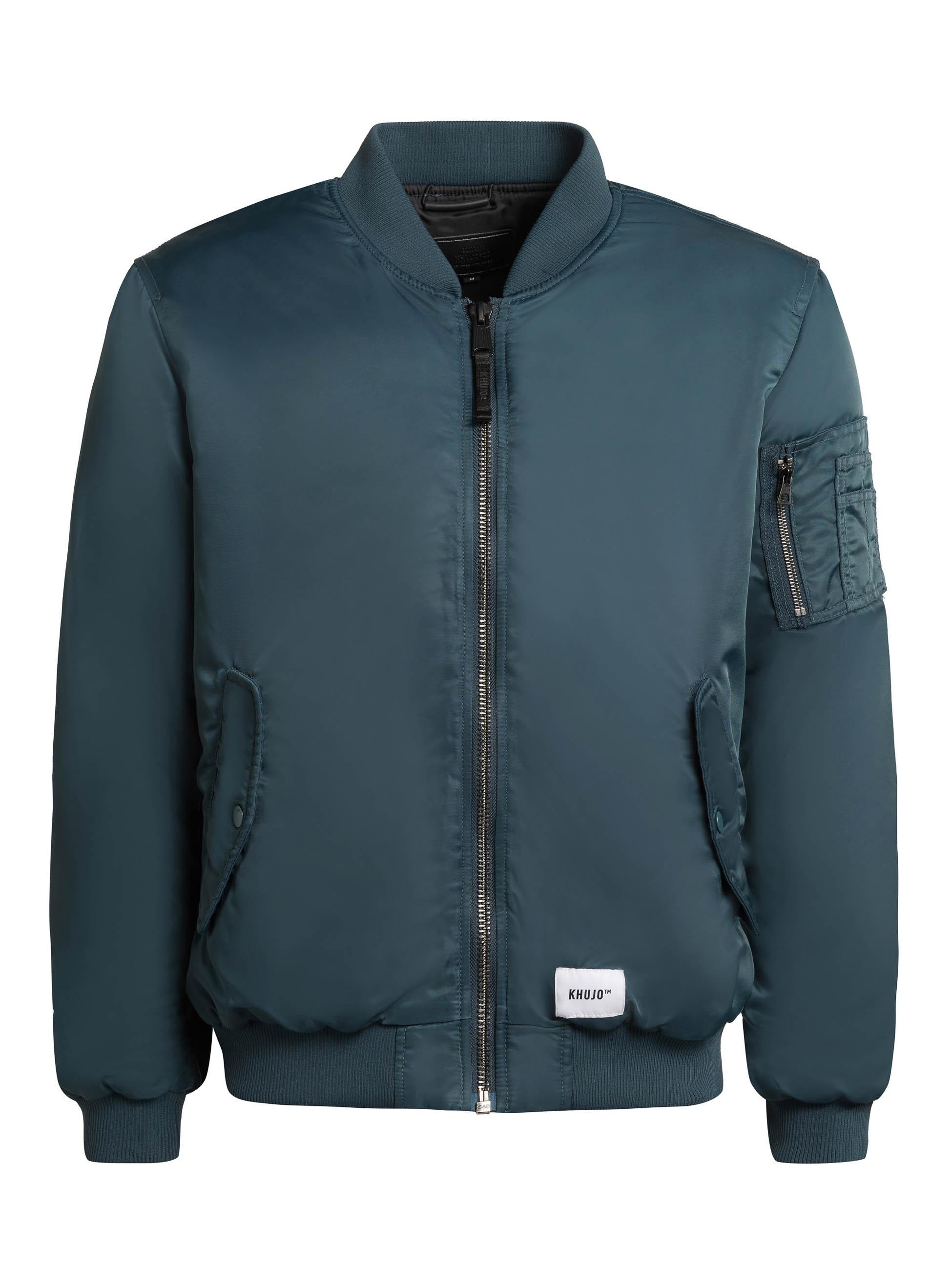 khujo Bomberjacke »Adon« ohne Kapuze Leichte Winterjacke in Shiny-Optik