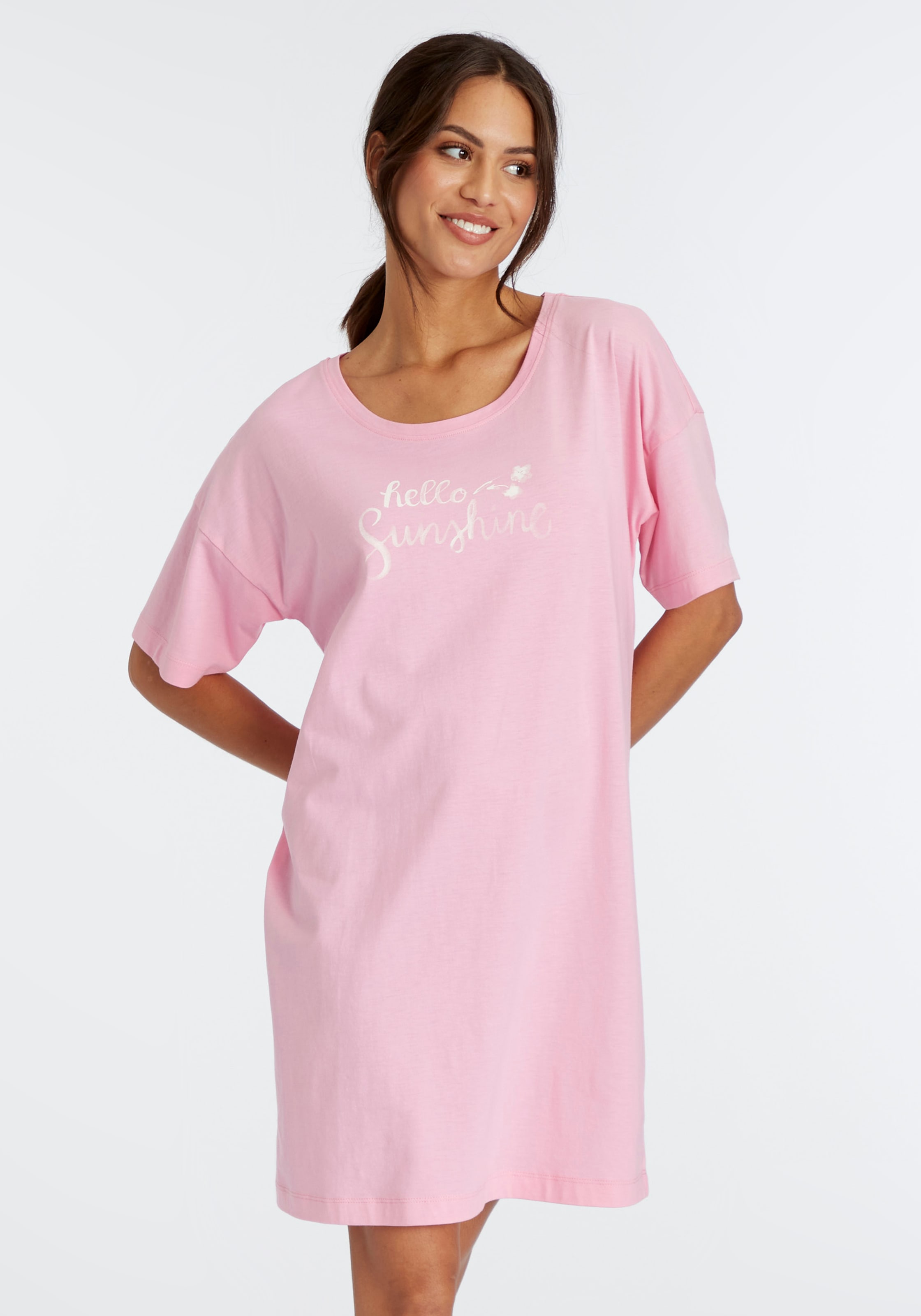 Vivance Dreams Sleepshirt, mit Frontdruck