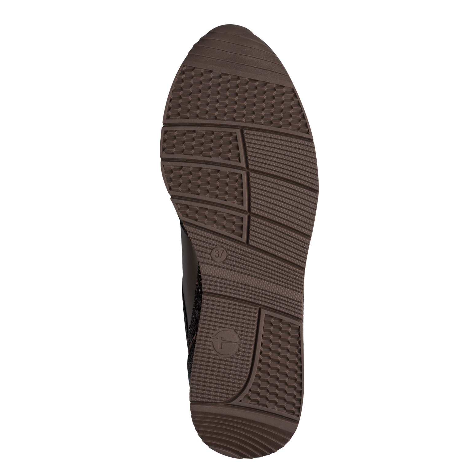 Tamaris Plateausneaker, Freizeitschuh, Halbschuh, Schnürschuh mit dezenten Metallic-Details