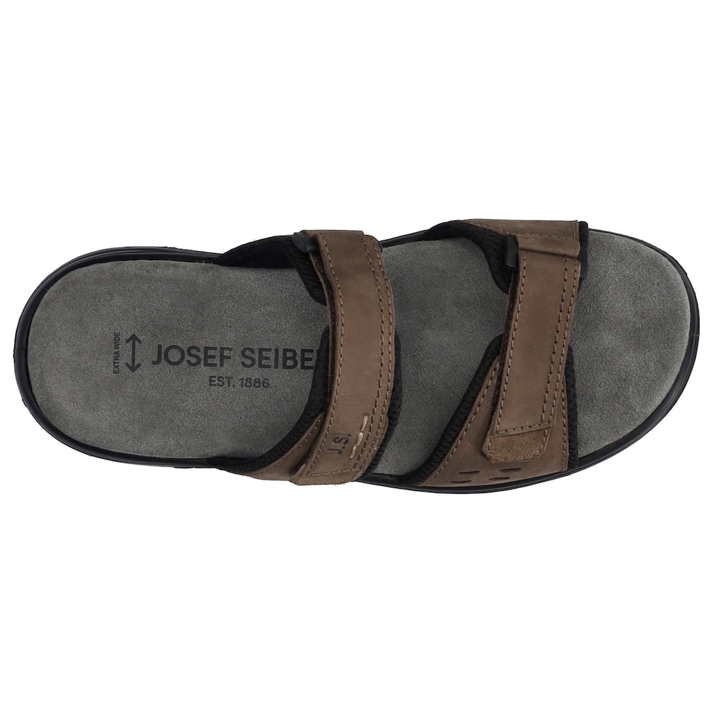 Josef Seibel Pantolette »Marlon 01«, Sommerschuh, Schlappen, Klettschuh, mit Klettverschlüssen