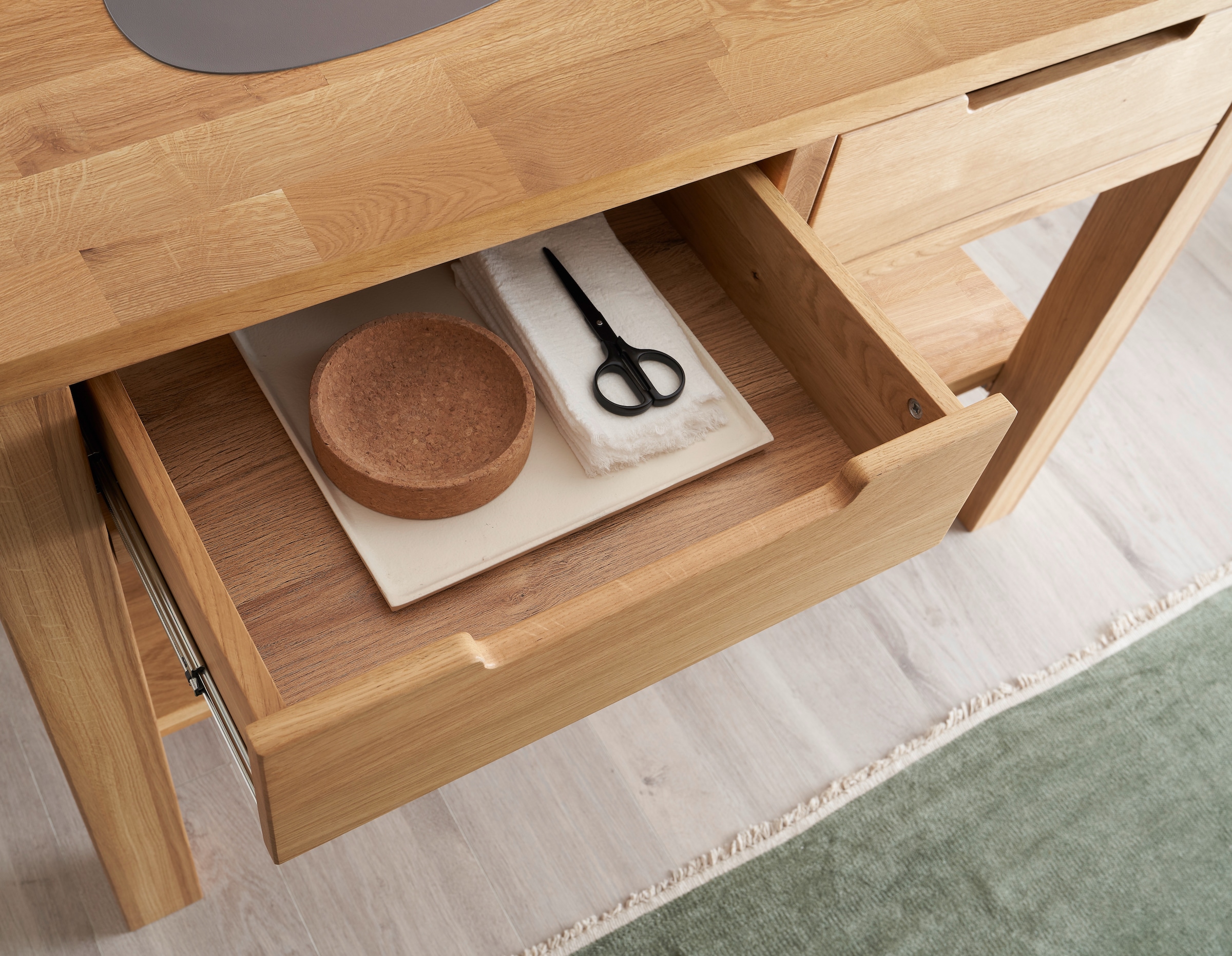 BASIC by Balculina Kücheninsel »Ponza, Kücheninsel BxHxT 122x91x90 cm«, Breite 122cm, Massivholz, Softclose und Vollauszug