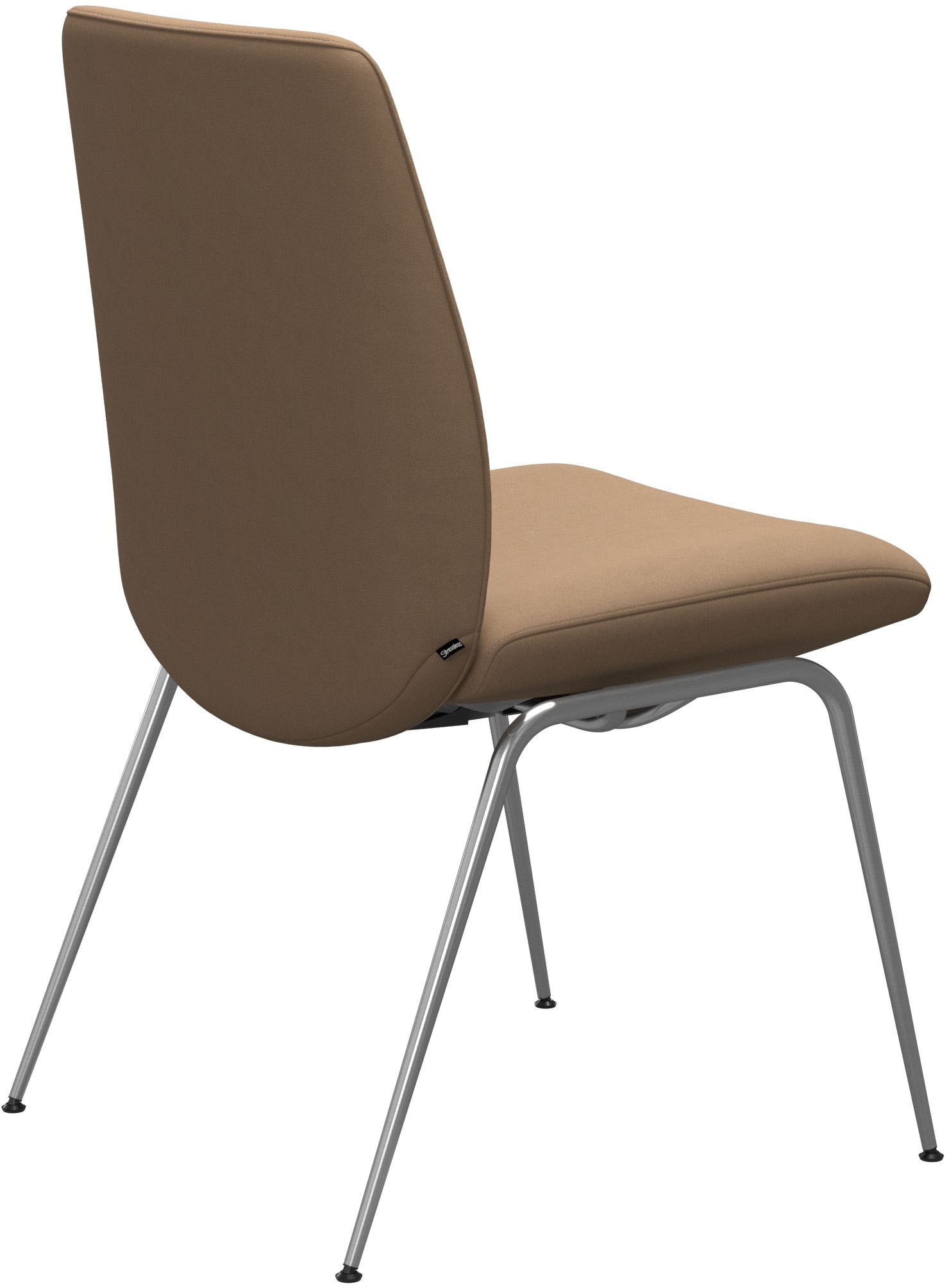Stressless® Polsterstuhl »Laurel«, Microfaser DINAMICA, Low Back, Größe L, mit Beinen aus Stahl in Chrom matt