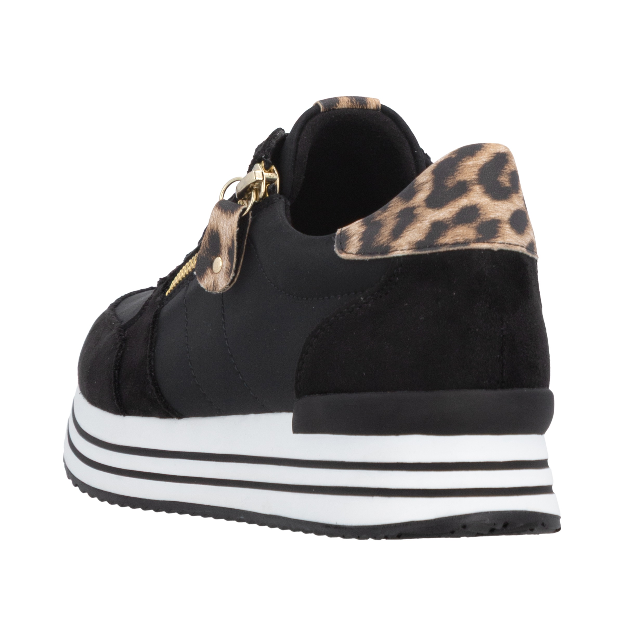 Remonte Plateausneaker  Freizeitschuh, Halbschuh, Schnürer mit seitlichem Reißverschluss