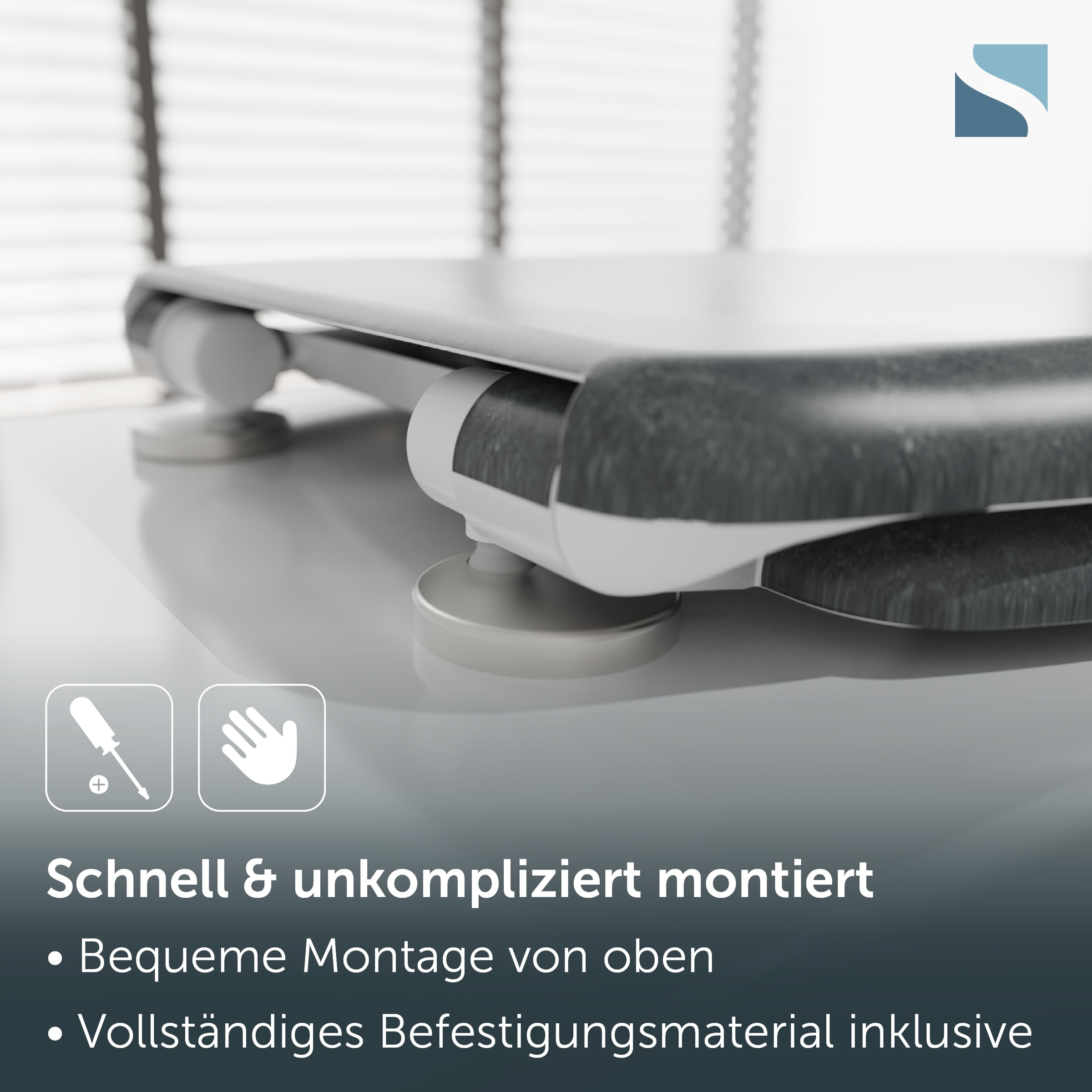 Schütte WC-Sitz »LIGHT CONCRETE« Toilettendeckel, Absenkautomatik, Schnellverschluss, O-Form, bis 175kg