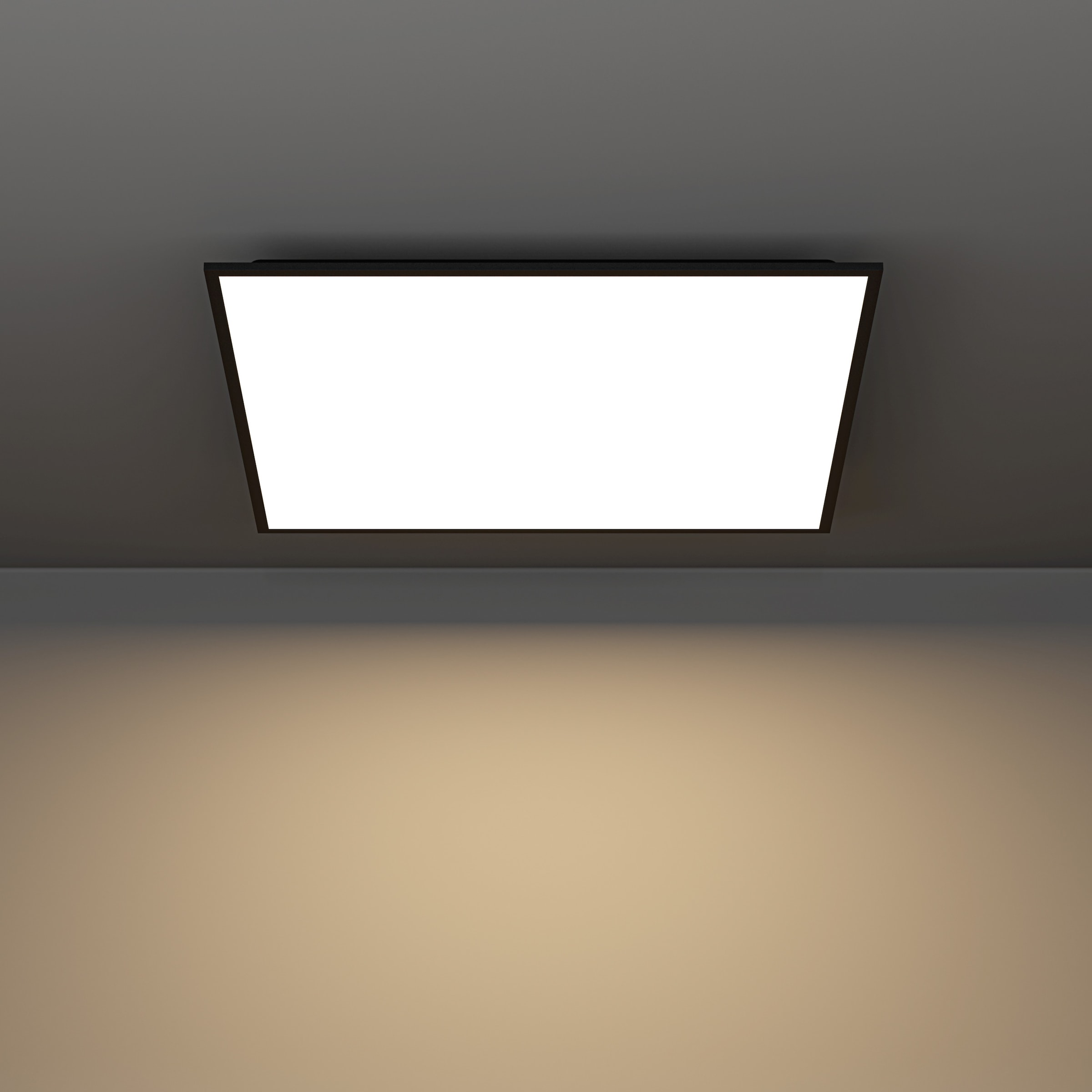 EGLO Deckenleuchte »MORADILLO Deckenlampe - Stahl - LED - 32,5W - IP20« LED-Modul 1 Stk. Kaltweiß | Neutralweiß | Warmweiß Wohzimmerlampe, Esszimmerlampe, Flur, Schlafzimmer, L59,5xB59,5xH6,1cm