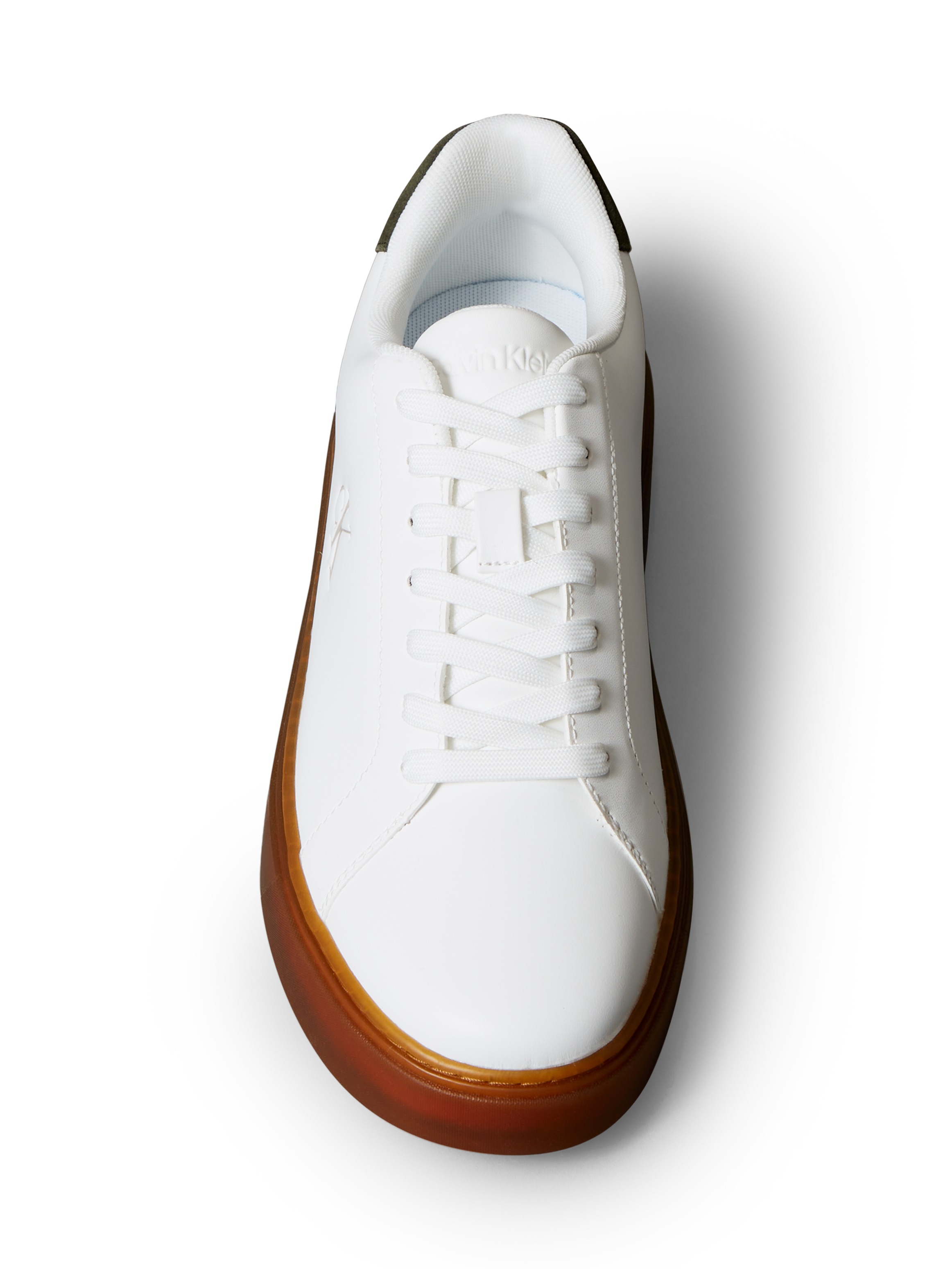 Calvin Klein Jeans Sneaker »CLASSIC CUPSOLE LACEUP LTH«  Schnürschuh, Freizeitschuh mit Fersenbesatz und seitlichem CK-Logo