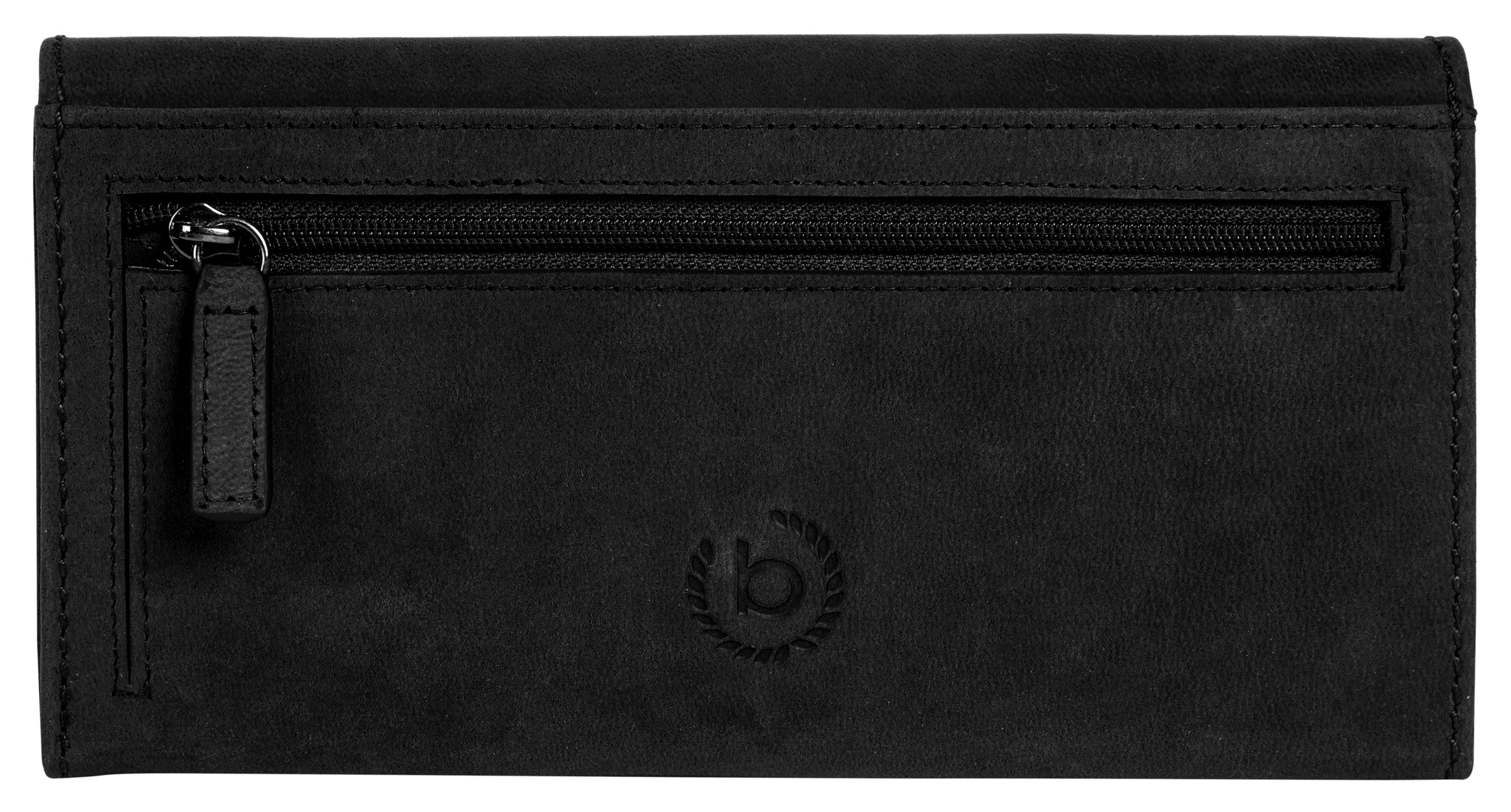 Geldbörse BUGATTI "LUCA", Damen, schwarz, Leder, unifarben, Kleinlederwaren, echt Leder 5