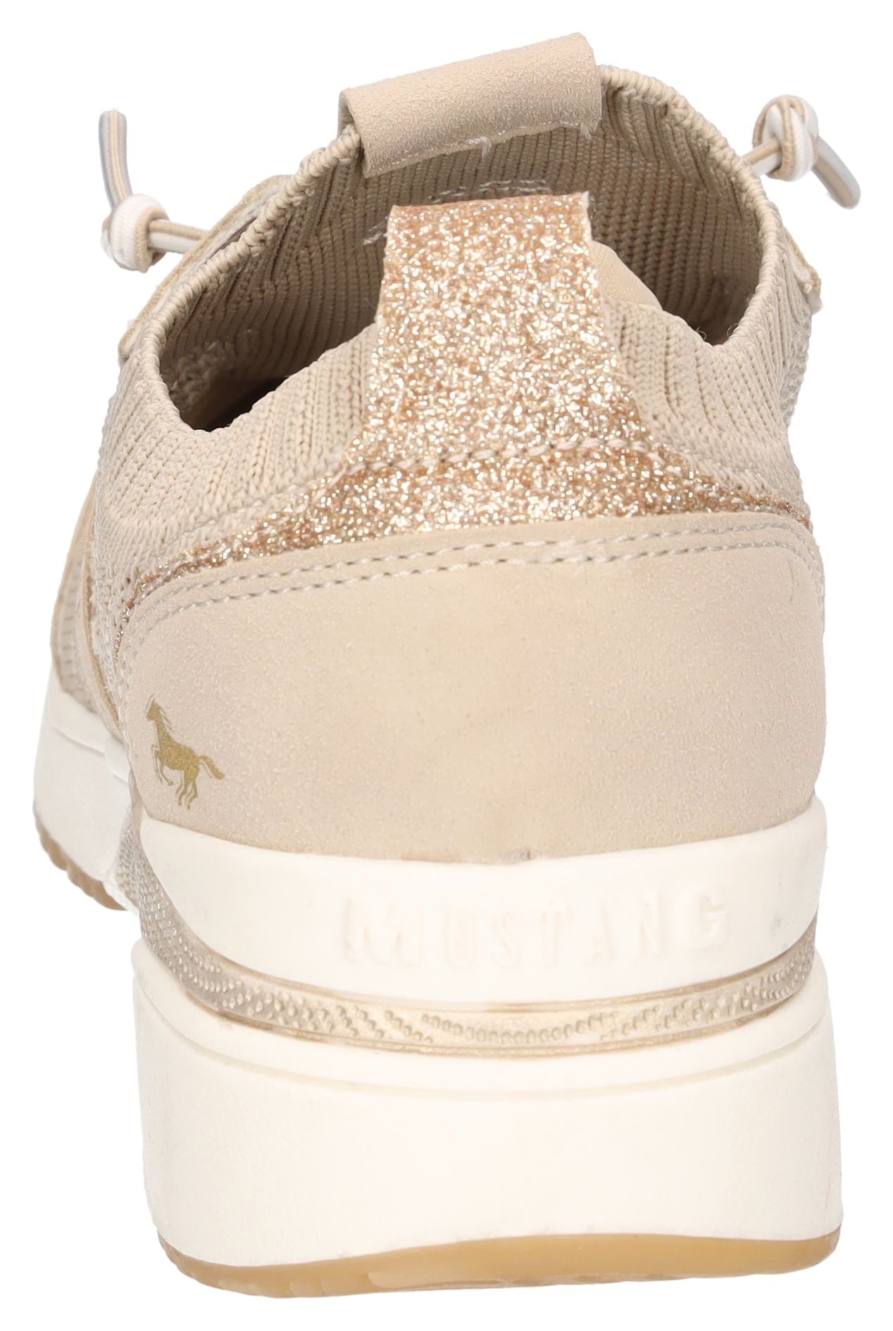 Mustang Shoes Slip-On Sneaker, Slipper, Sneaker, Freizeitschuh mit Glitzerapplikationen