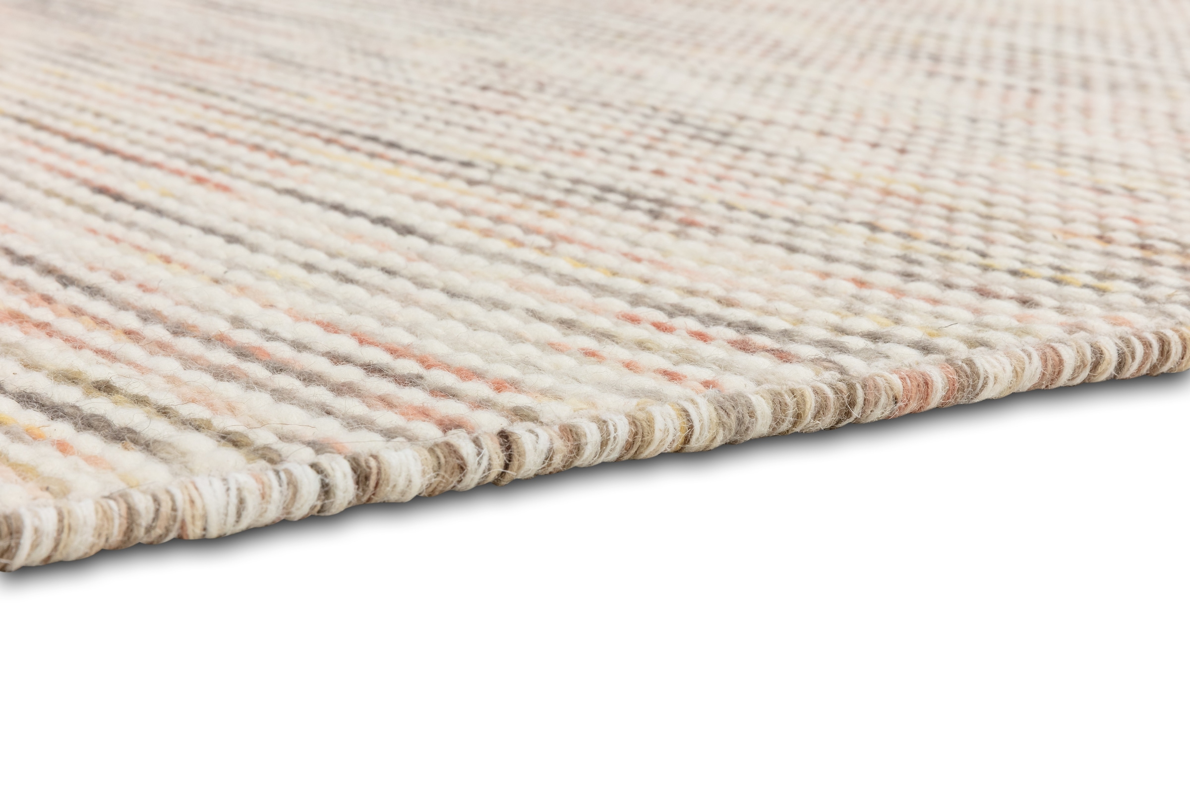 SCHÖNER WOHNEN-Kollektion Teppich »Arina« rechteckig 10 mm Höhe 80% reine Wolle, gewebte Struktur, meliert, mit Fransen, Wohnzimmer