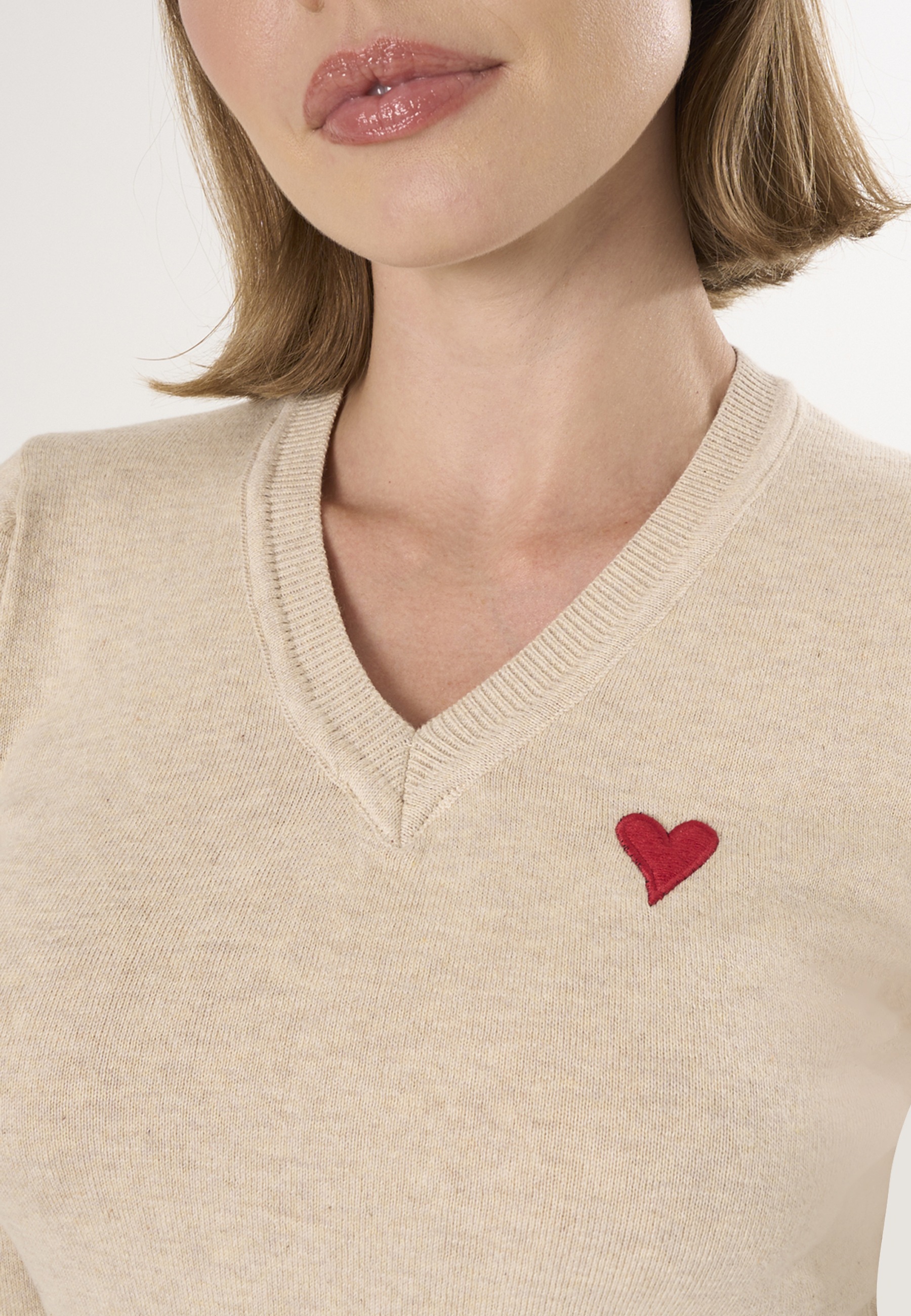 Thumbnail - Felix Hardy V-Ausschnitt-Pullover "V-Ausschnitt-Strickpullover"